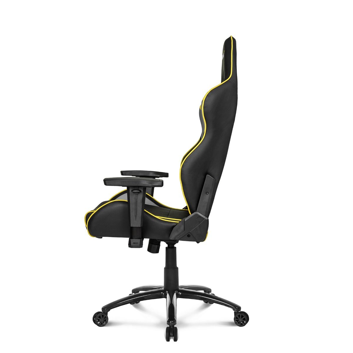 AKRACING Overture Gaming Chair - Ergonomic Racing Style Computer Chair with Adjustable Height & Lumbar Support - Yellow Gaming Chair for PC, Office & Esports