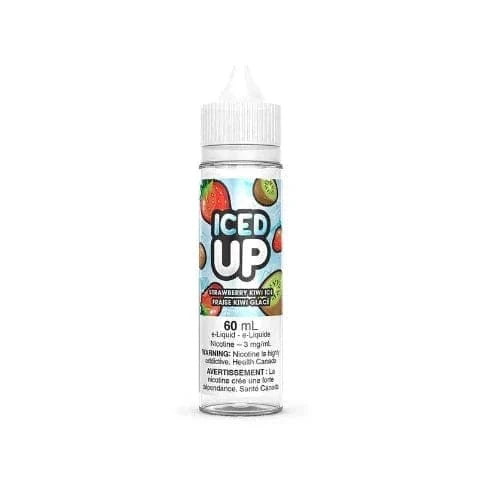 Strawberry Kiwi Ice E-Liquid - 60mL Vape Juice for Refreshing Flavor | Perfect for All-Day Vaping & Cloud Chasing (Alberta)