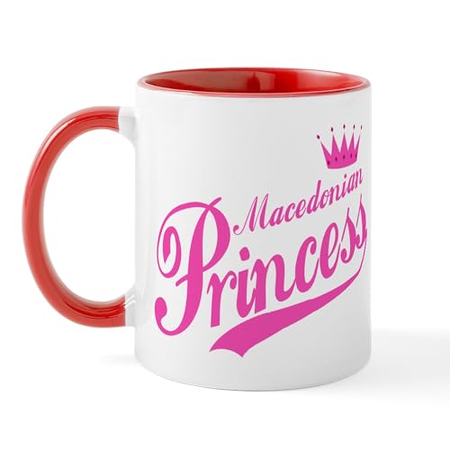 White/Red Inside - Macedonian Princess Mug