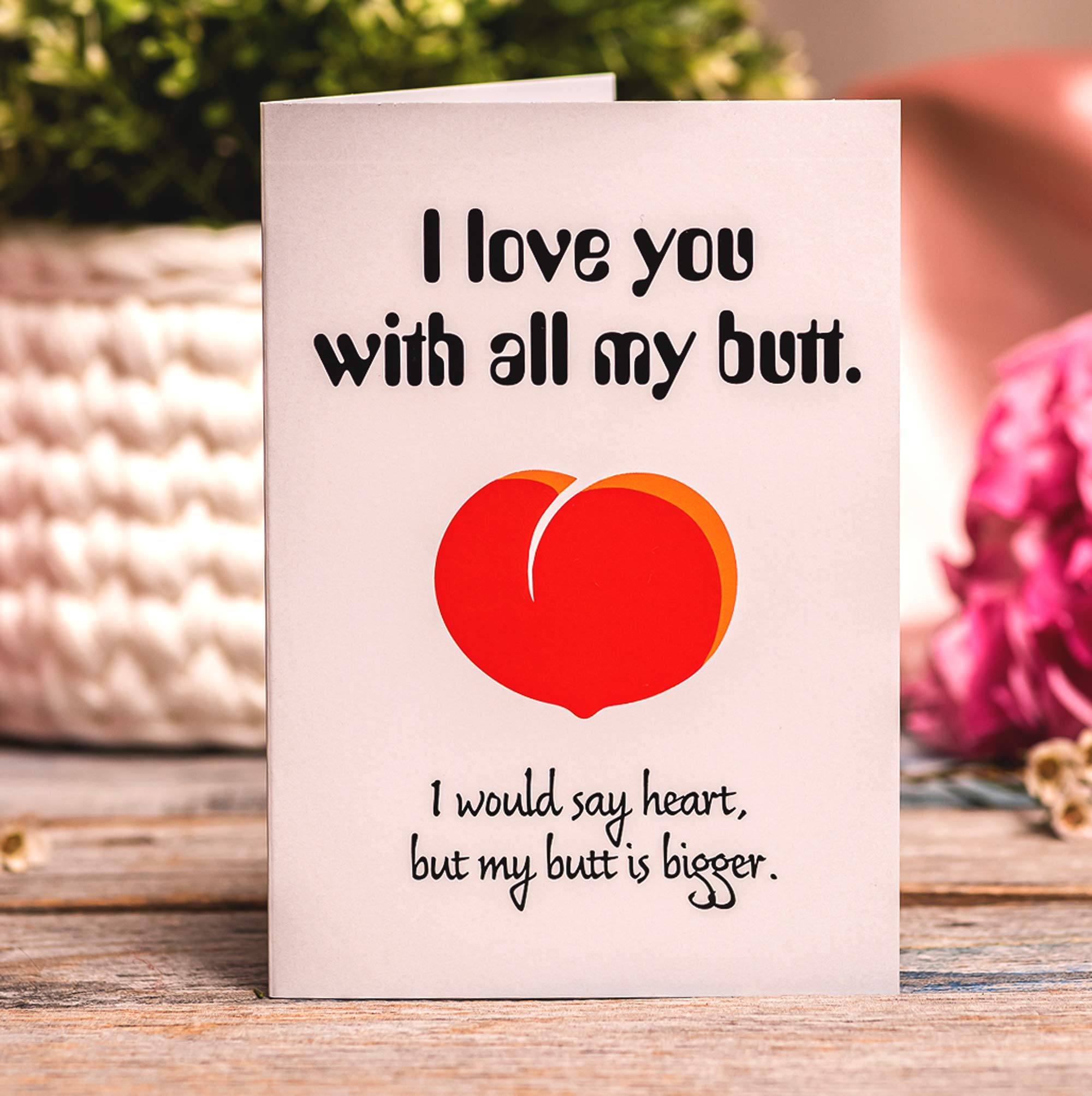 OpenMity Naughty Scratch Off Birthday Cards for Him - Funny Valentine's Day Cards for Husband - Rude Anniversary Cards for Boyfriend (I Love You With All My...) - Perfect for Romantic Gifts, Couples Gag Gifts & Special Occasions
