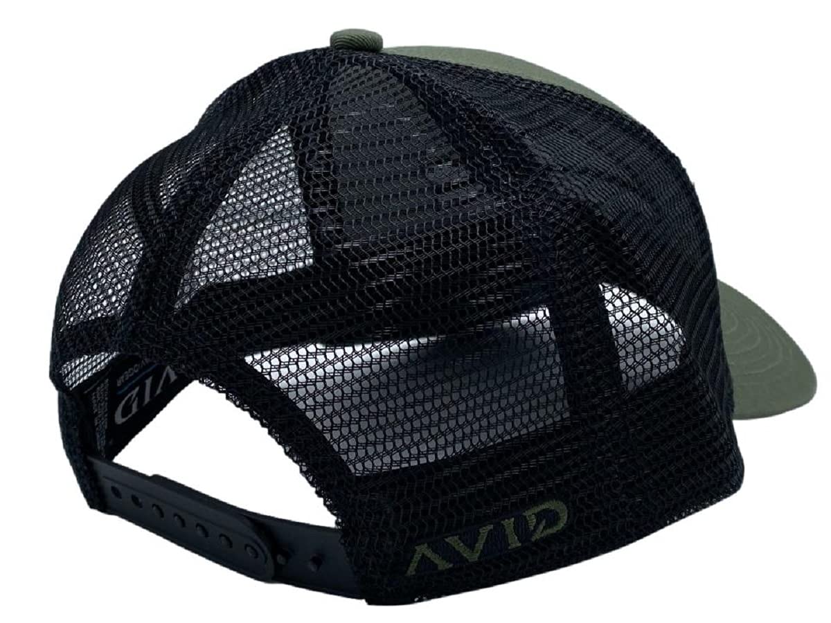 Men's Adjustable Snapback Trucker Hat - Mesh Back Mid Crown for Tuna & Bass Fishing - Perfect for Outdoor Fishing Trips & Casual Wear