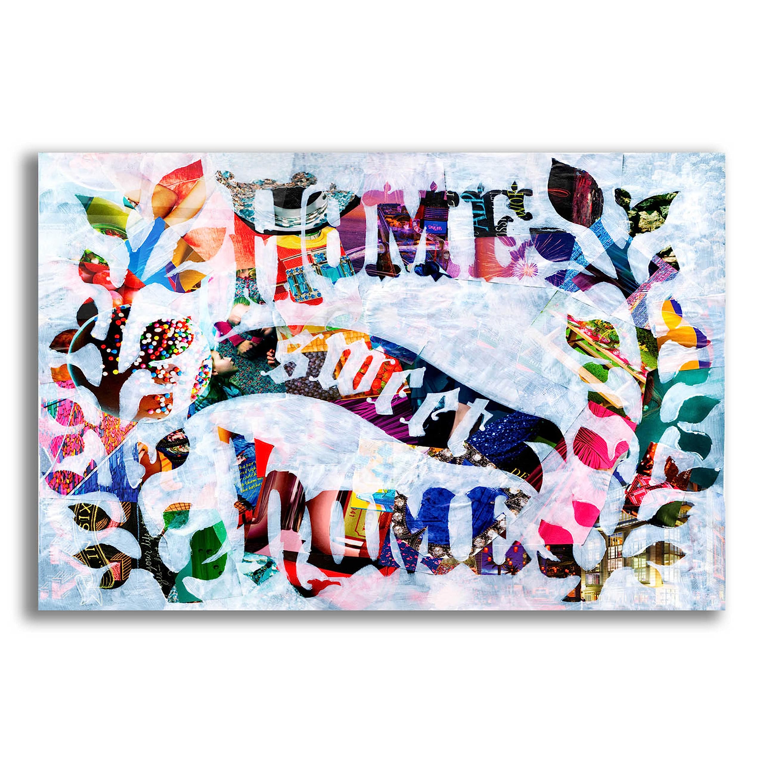 Epic 'Home Sweet Home' Acrylic Glass Wall Art by Artpoptart - 16