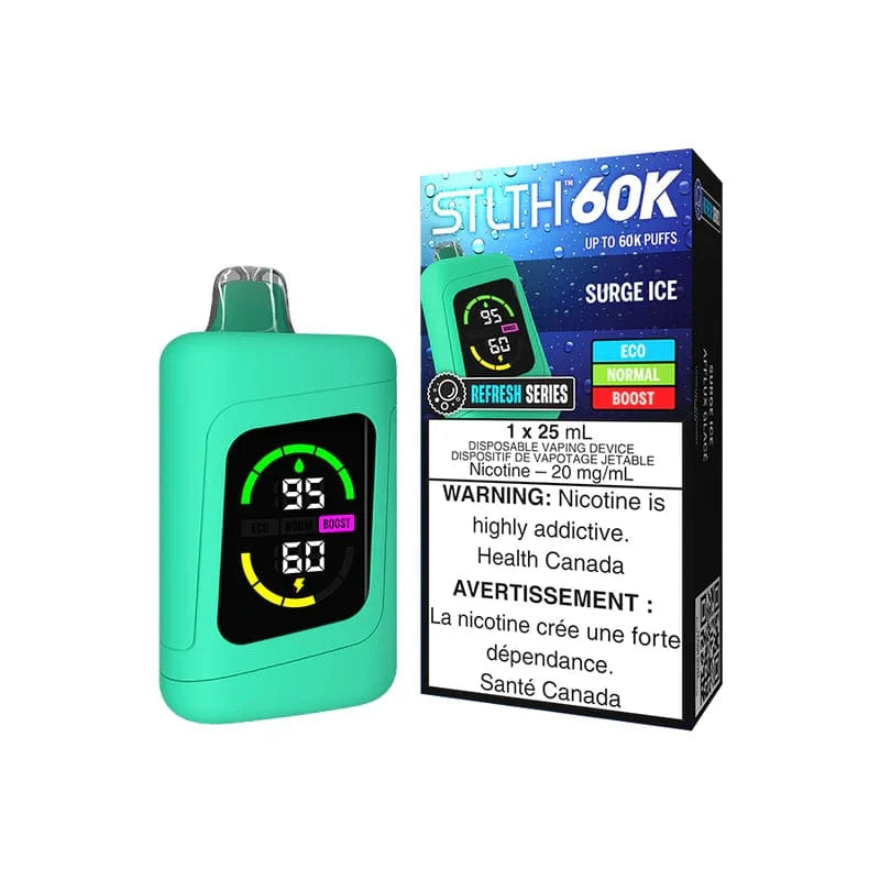 STLTH 60K Disposable Vape - 60000 Puffs & 25mL E-Liquid Capacity | Long-Lasting Vaping Device for Travel, Parties & Daily Use | Ontario Compliant