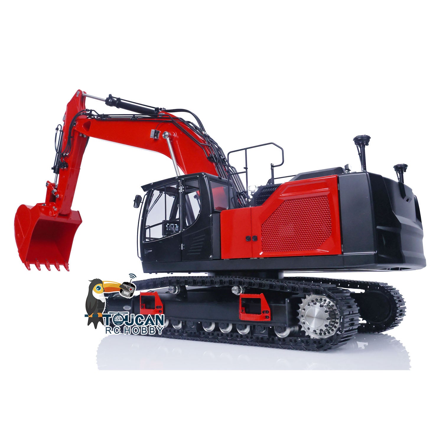 1/14 Scale LESU Aoue Hydraulic RC Excavator LR945 - Metal Remote Control Construction Toy with Painted Body | Ready-to-Run Assembled Model for Adults & Kids | Perfect for Construction Site Play, Backyard Digging & Hobby Collecting