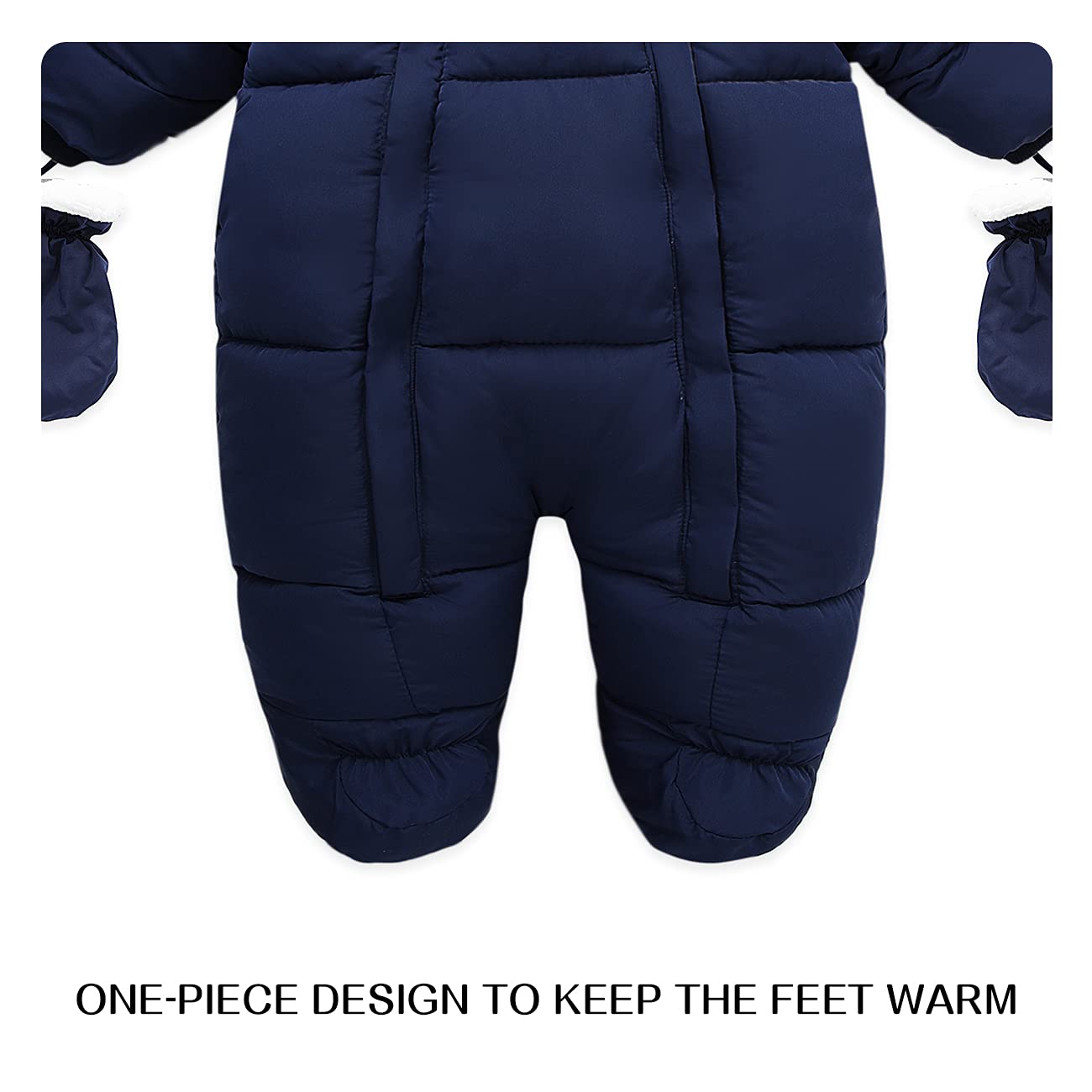 Baby Winter Snowsuit - Warm Toddler Jacket & Hooded Jumpsuit for Boys & Girls | Outdoor Play, Snow Day & Cold Weather Protection
