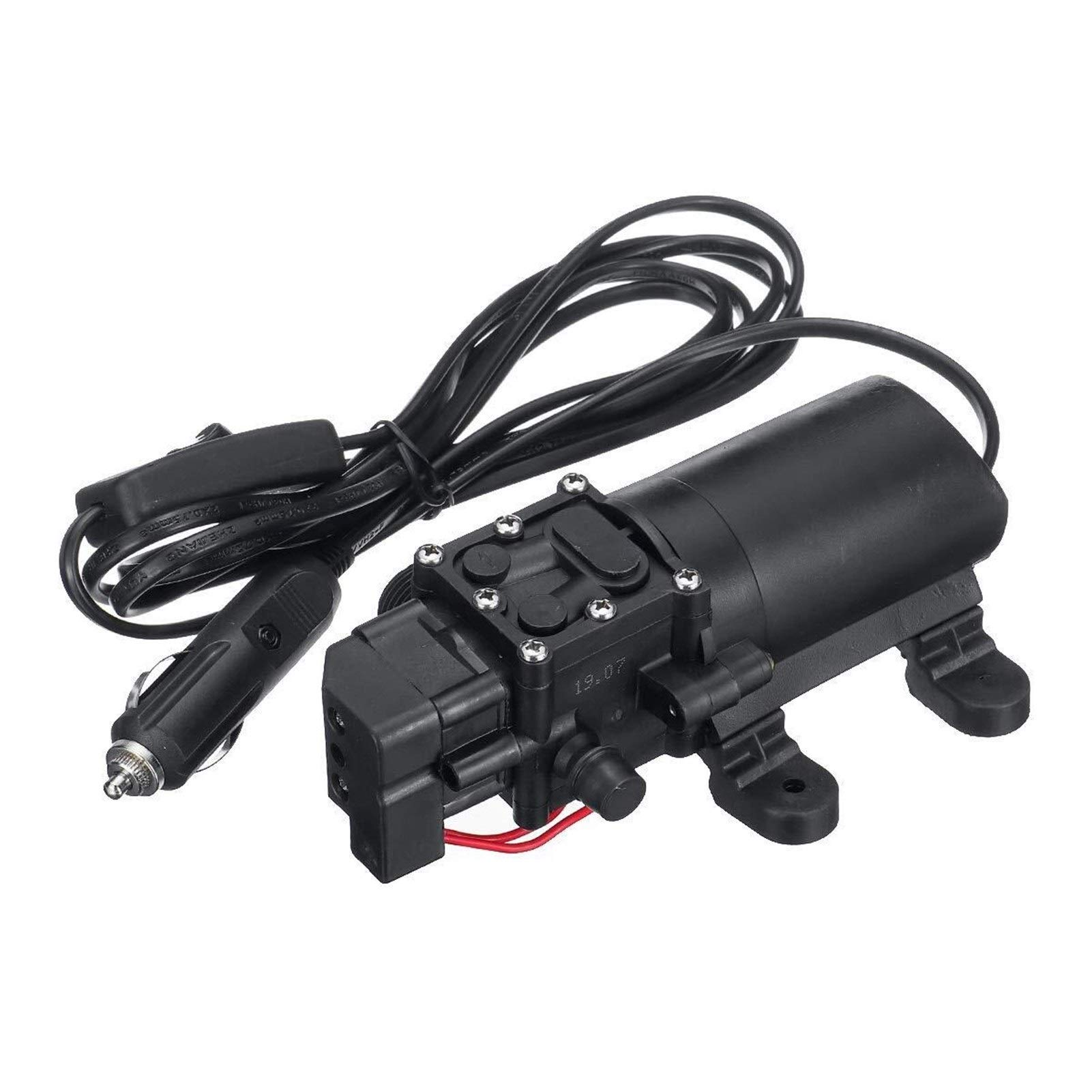 12V High Pressure Electric Car Washer - Portable Water Spray Cleaner with Intelligent Pump for Auto Detailing, Home & Garden Cleaning Kit