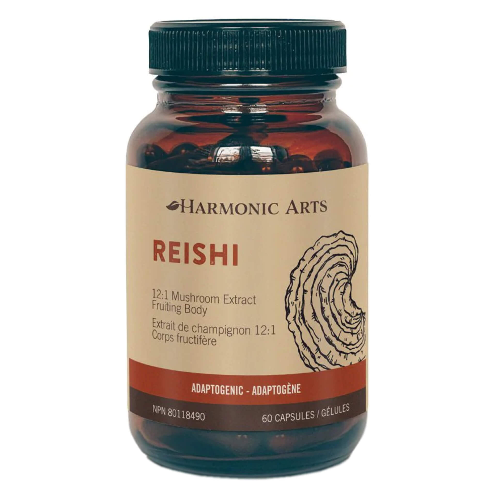 Organic Reishi Mushroom Capsules 1000mg - Immune Support & Stress Relief Supplement - Vegan, Non-GMO, Gluten-Free - Boost Energy & Sleep Better - Perfect for Daily Wellness & Immune System Support