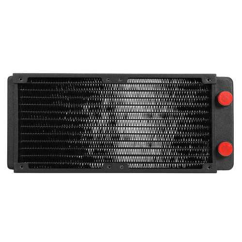 240mm Copper PC Water Cooling Radiator - High Performance Desktop Computer Liquid Cooling System for Gaming Rigs & Workstations