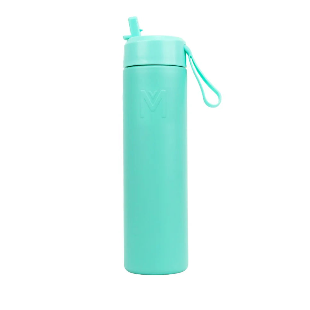 Montii Fusion Sipper Drink Bottle - 475ml (16oz) Leak-Proof Insulated Stainless Steel Water Bottle for Gym, Hiking, Travel & Everyday Use