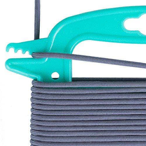 Craft County Line Winder Spool Tool Organizer - 10 Pack Green Cord & Rope Organizer for Paracord, Ribbon, String - Prevent Tangles & Knots - Perfect for Camping, DIY Crafts, and Home Organization