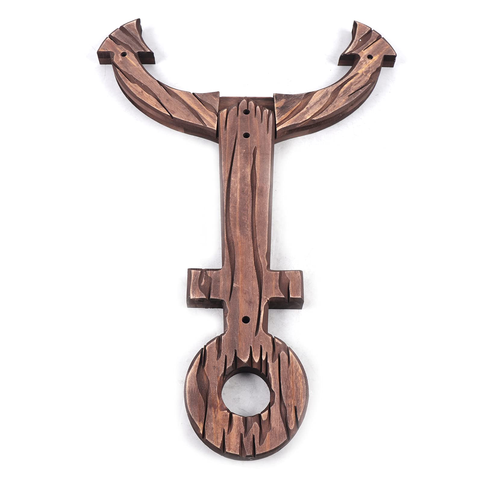 TFCFL Industrial 3-Light Chandelier - Retro Anchor Wooden Island Pendant Lamp - Hanging Ceiling Fixture for Indoor, Bar, Restaurant - Perfect for Farmhouse, Loft & Industrial Decor