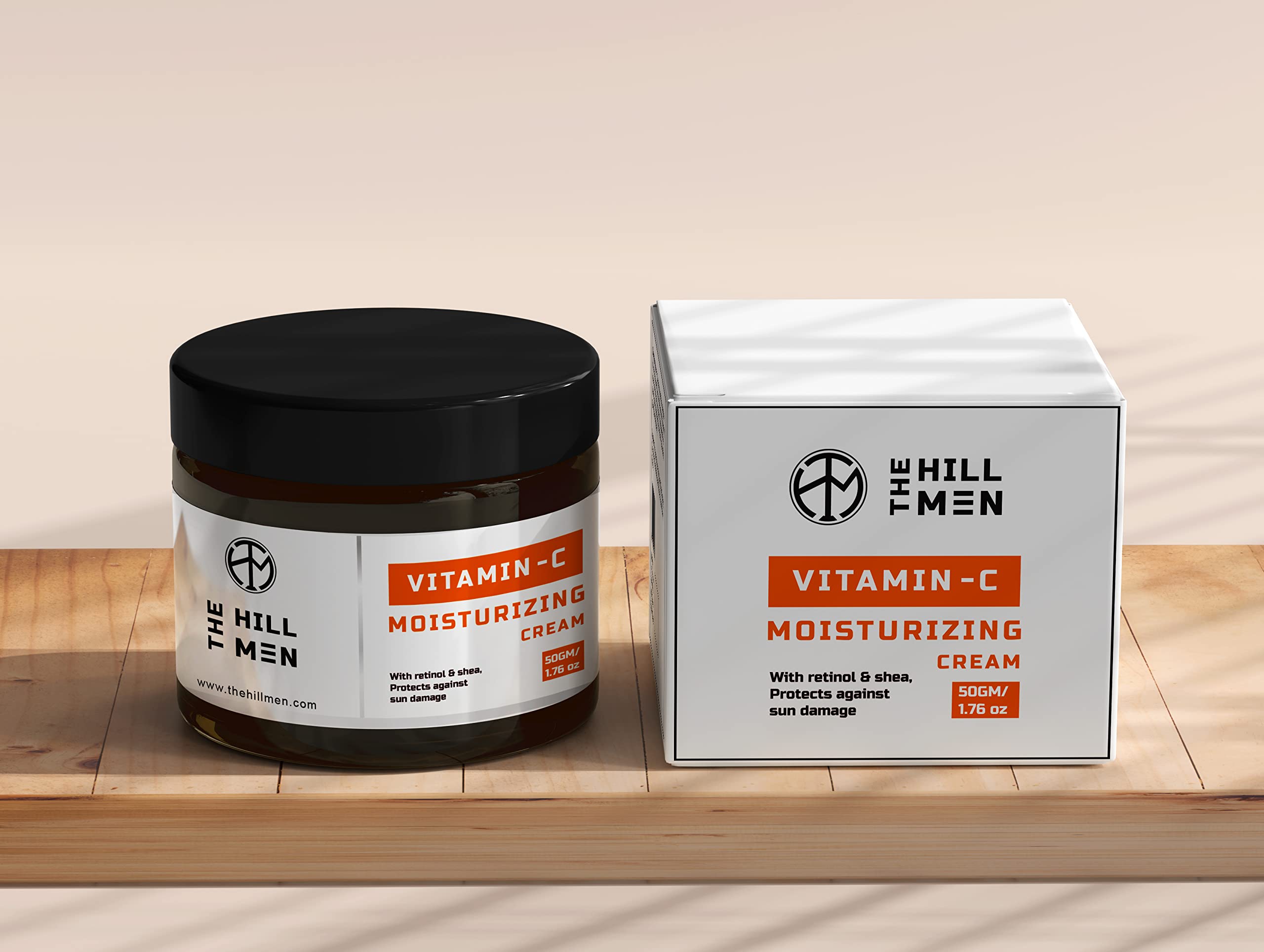 The Hill Men - Tea Tree Body Wash & Face Wash with Vitamin C Serum & Moisturizer Cream Set | 430ml (4-Piece Skincare Kit) | Chemical-Free, Alcohol-Free | For Acne-Prone Skin & Daily Hydration