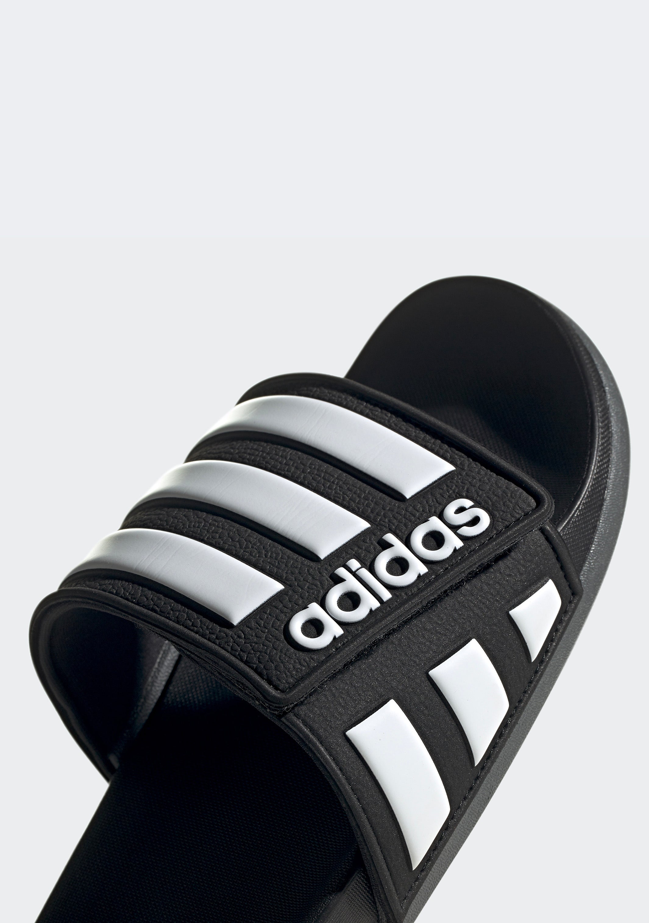 Adidas Men's Adilette Comfort Adjustable Slides - Lightweight Athletic Sandals for Pool, Beach, Gym & Casual Wear - Breathable Quick-Dry Slides with Arch Support