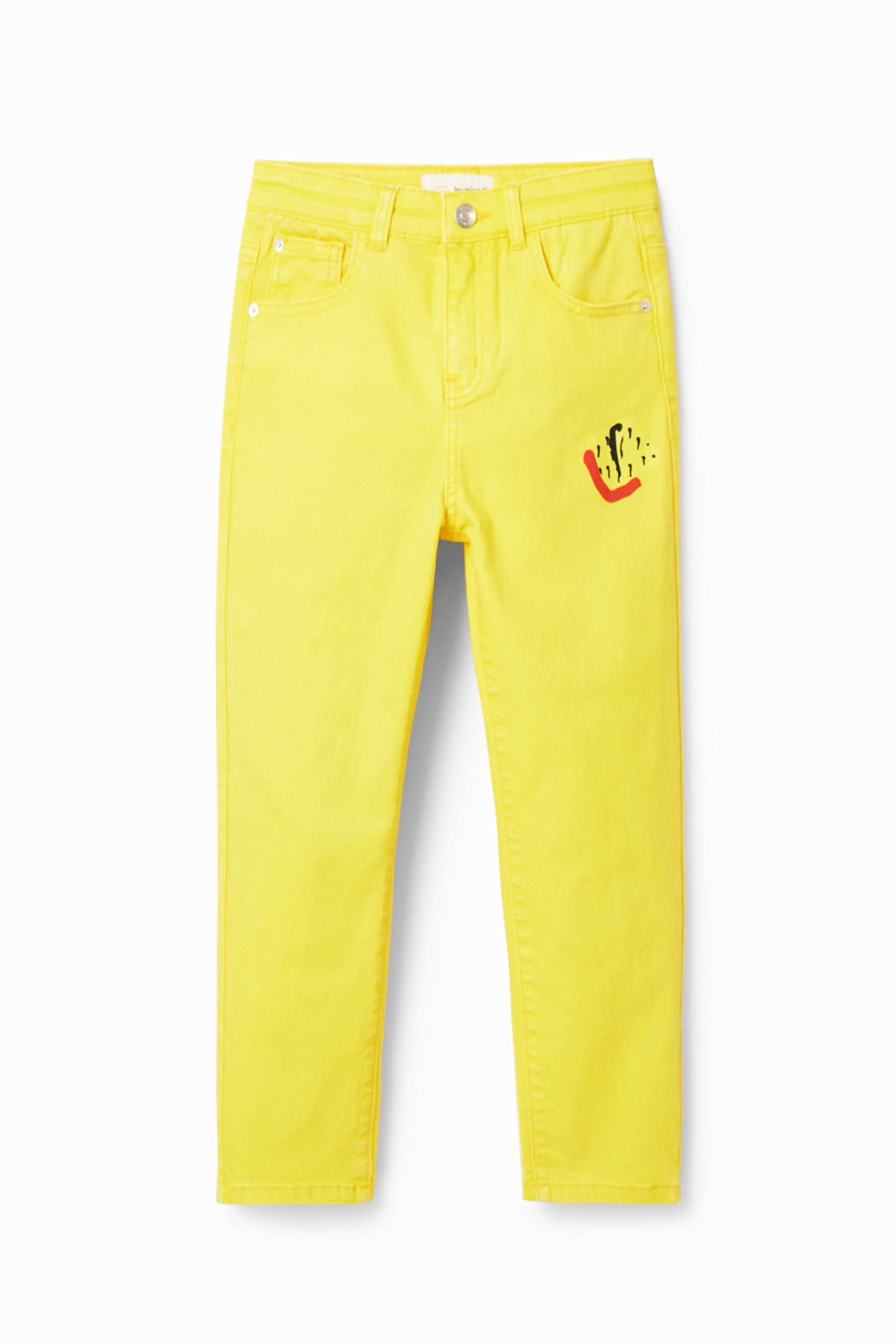 Desigual Girls' Denim Jeans - Stylish Long Pants for School, Play & Everyday Wear | Comfortable & Durable Kids' Fashion