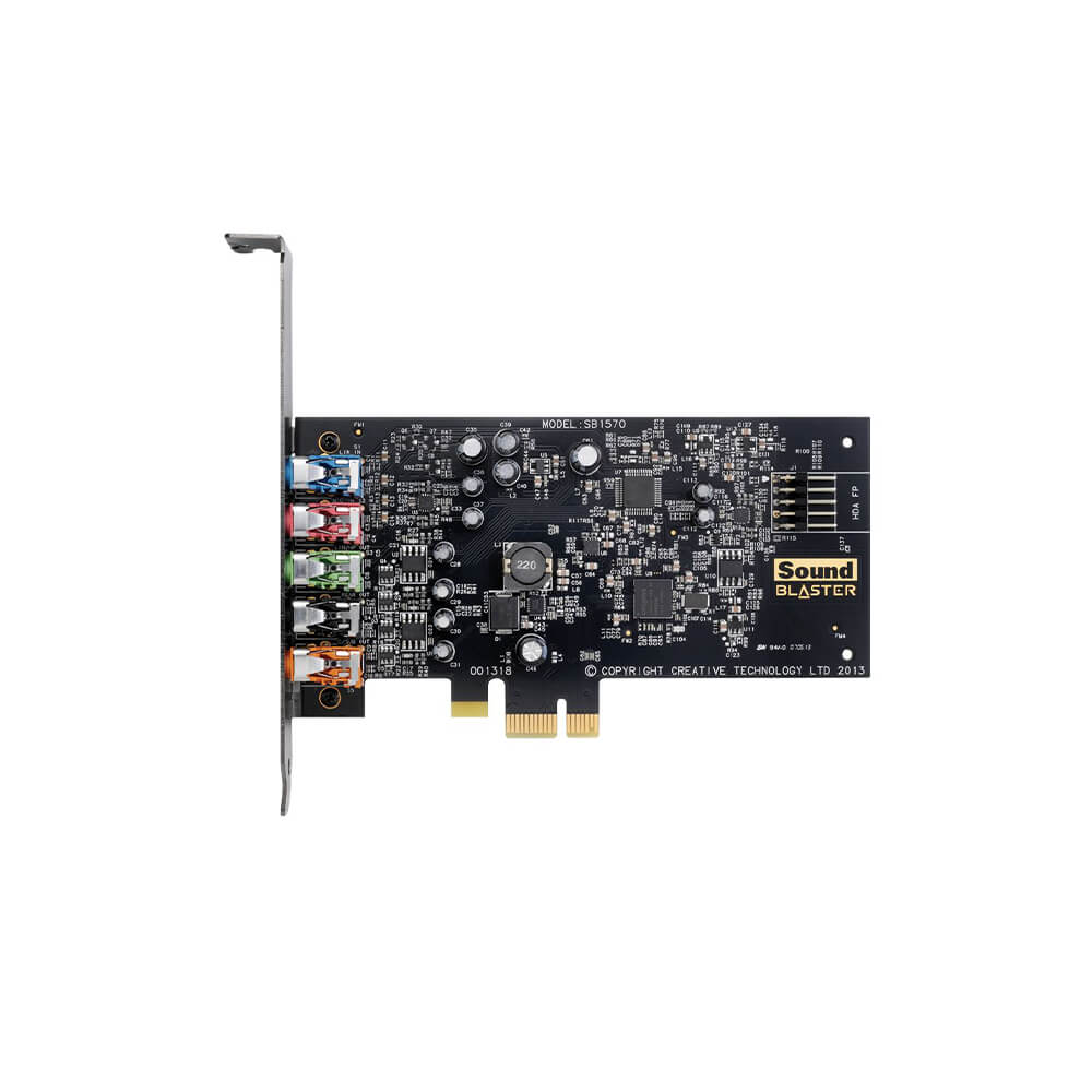 Creative Sound Blaster Audigy Fx Sound Card - High Performance PCIe Audio Card with 5.1 Surround Sound for Gaming, Music Production & Home Theater PCs - Perfect for PC Gamers, Audiophiles & Content Creators