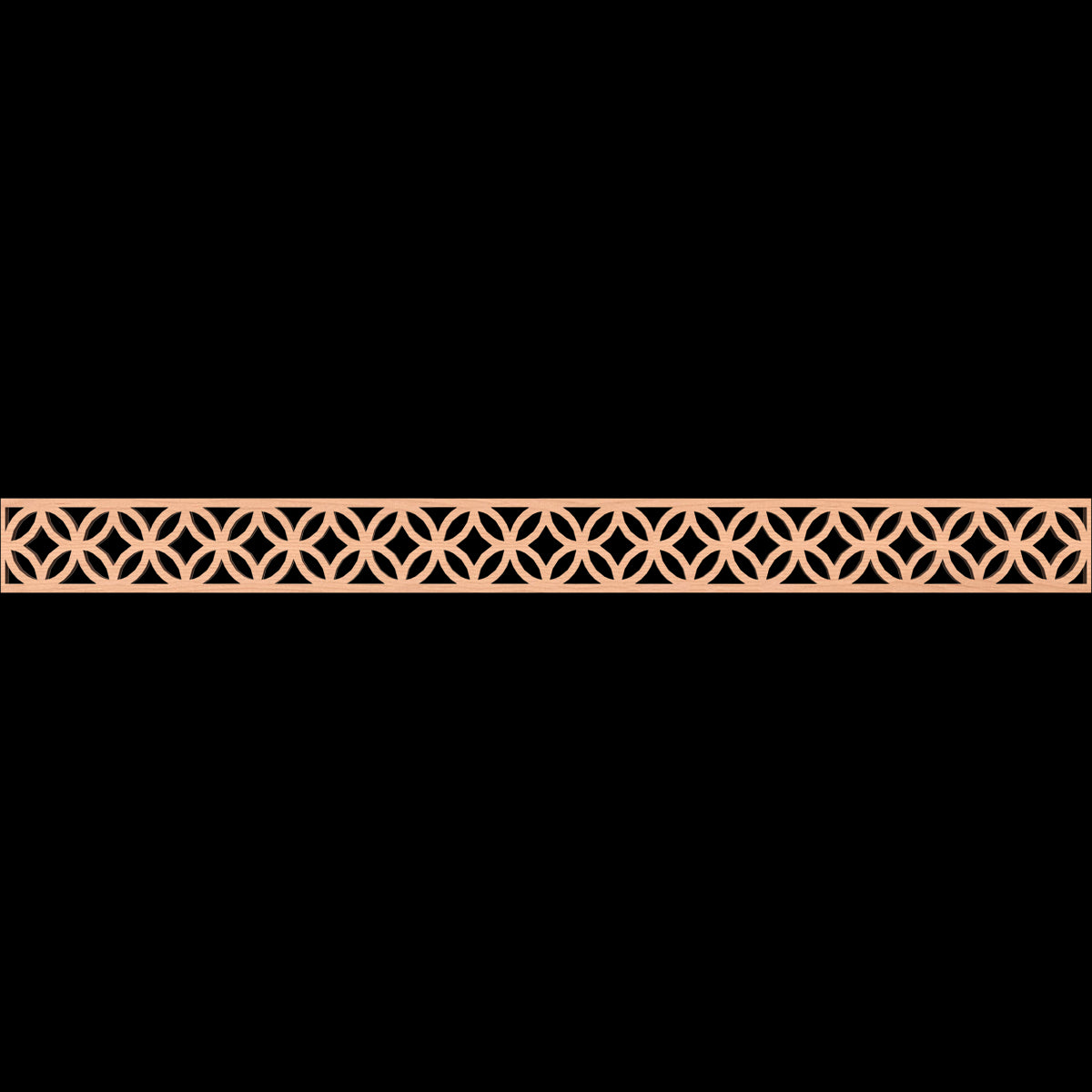 Crosby Fretwork Moulding - Decorative Wood Trim for Home & Furniture DIY Projects - Perfect for Cabinets, Doors, and Wall Accents