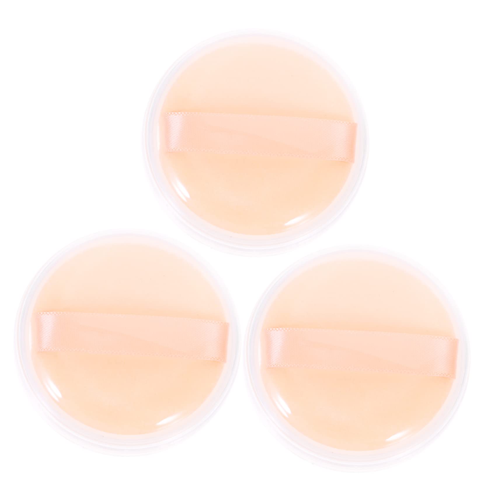 Minkissy 3-Piece Loose Powder Set with Puff & Plush Holder - Portable Makeup Powder Case for Face & Body | Korean Beauty Essential | Ideal for Travel, Touch-ups & On-the-Go Makeup Application
