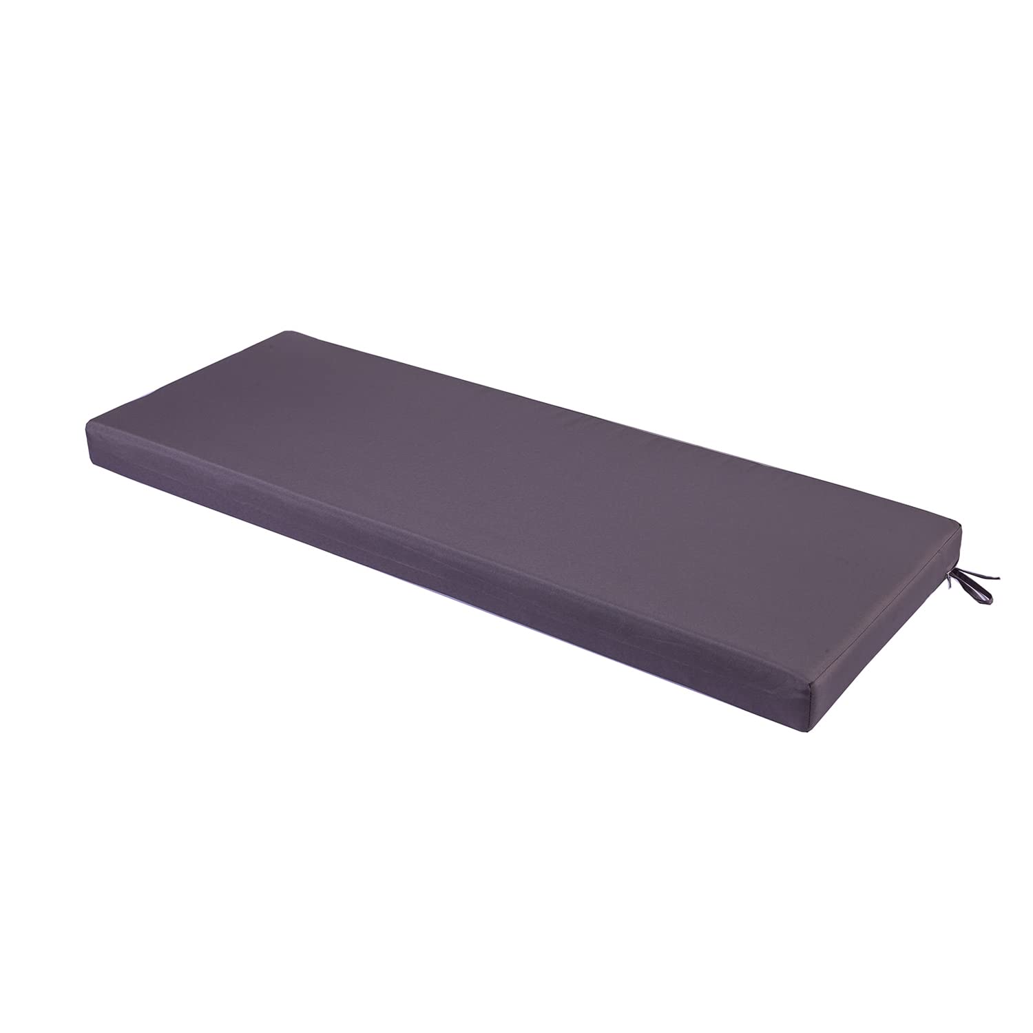 Waterproof Outdoor Bench Cushion 36x18 Inch - Grey Patio Furniture Cushion for Garden, Porch Swing & Settee | All-Weather Seat Pad for Deck, Backyard & Outdoor Lounge Areas