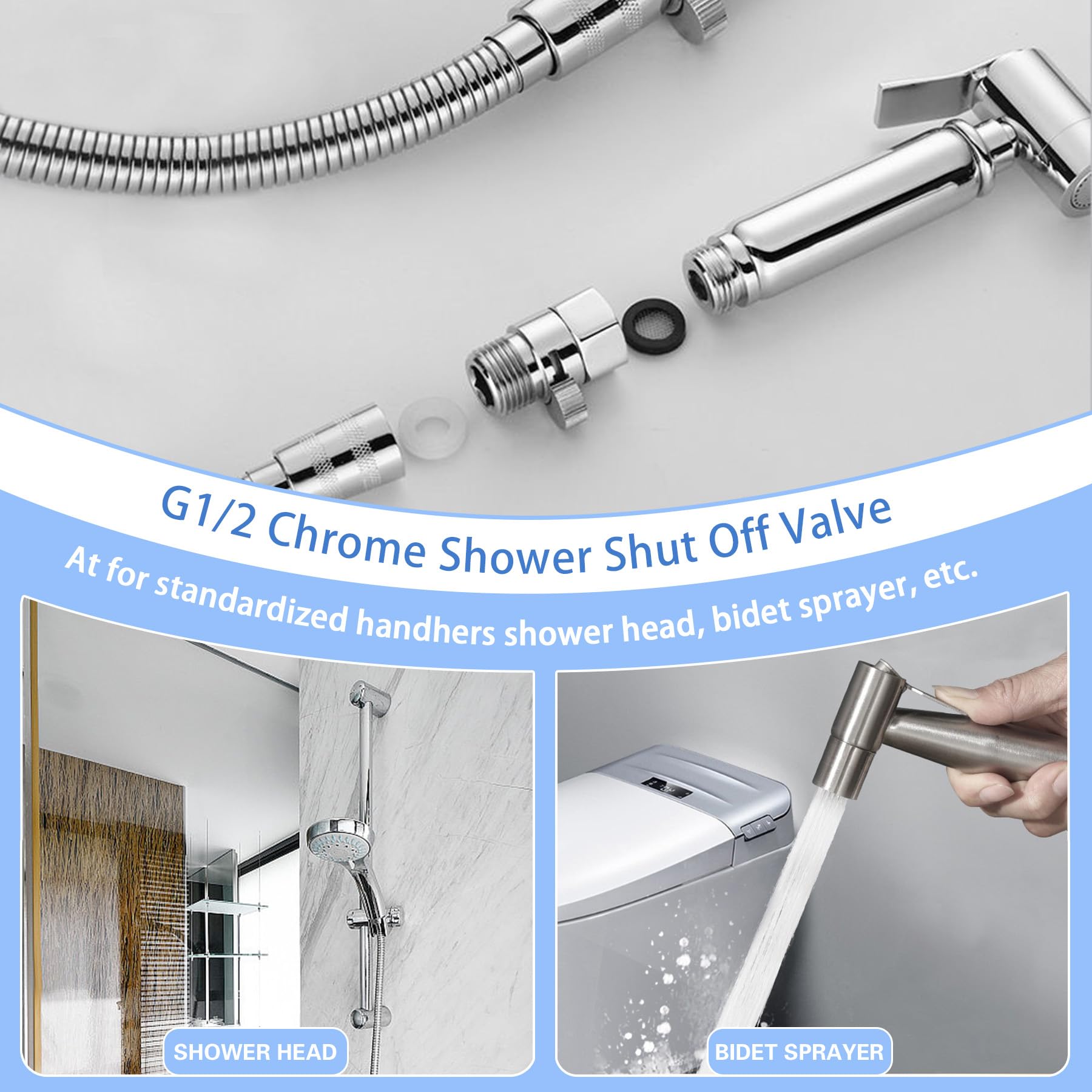 Premium Brass Shower Flow Control Valve - G1/2