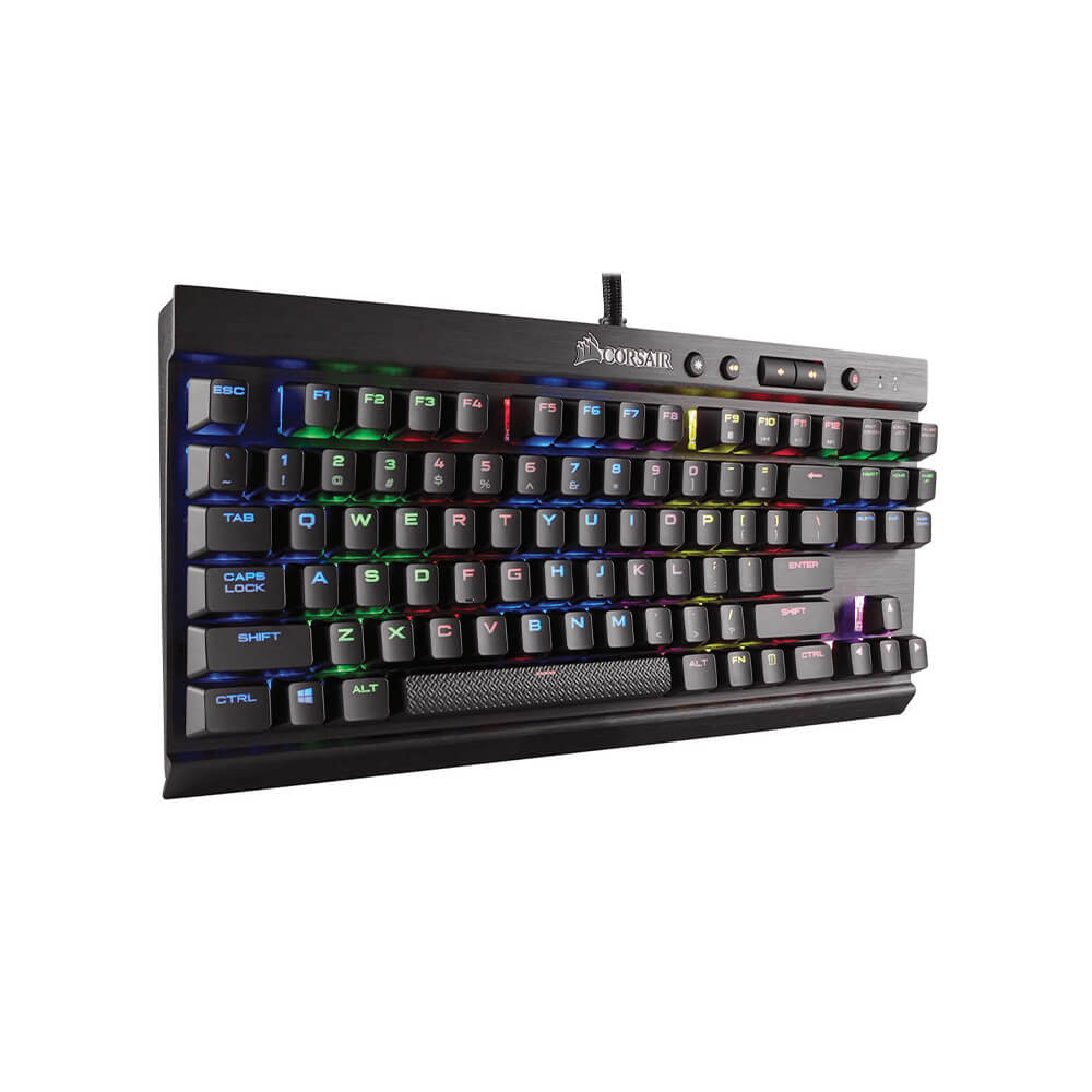 Corsair K65 RAPIDFIRE RGB Mechanical Gaming Keyboard with Cherry MX Speed Switches - Perfect for Esports, Streaming & Professional Typing