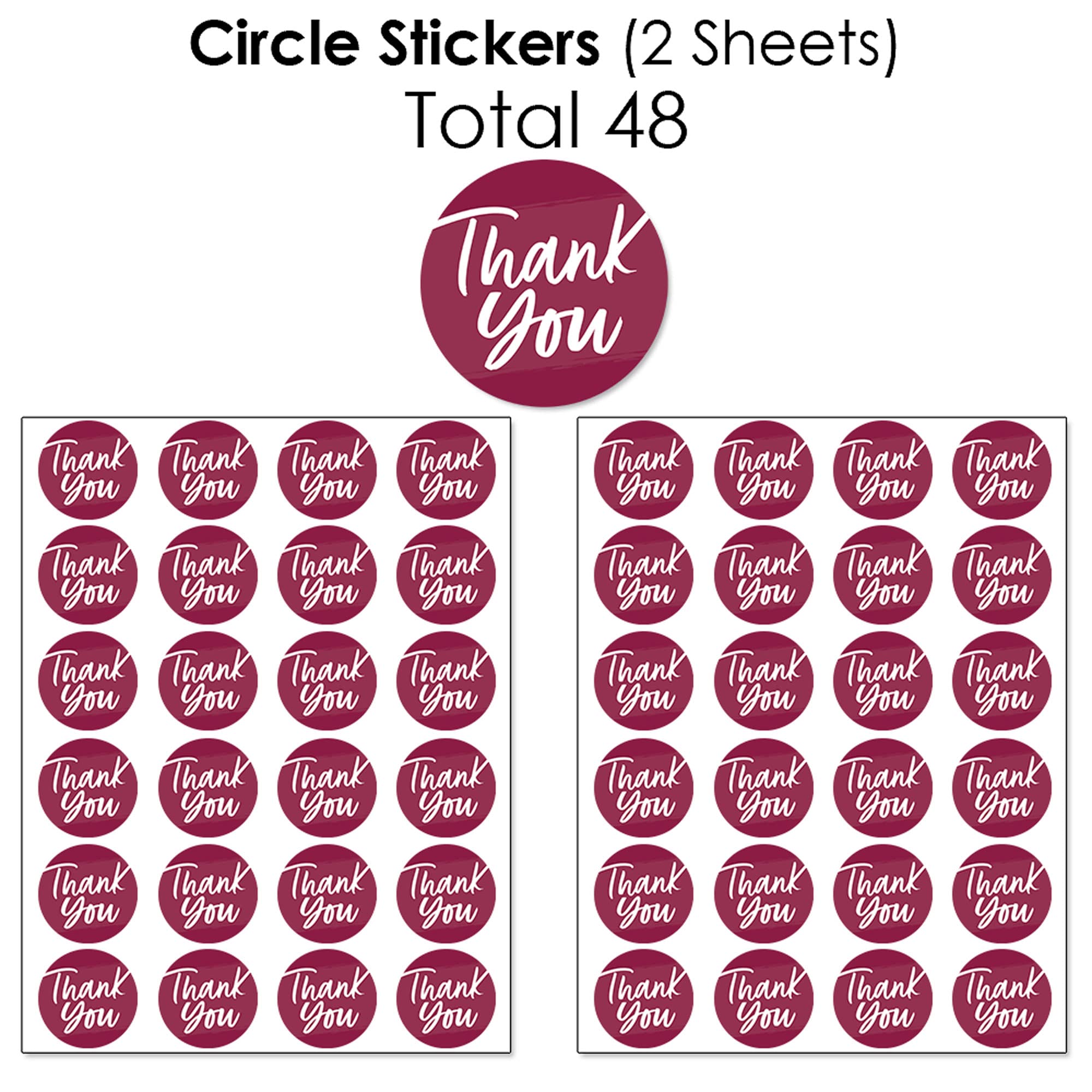 Elegant Mini Candy Bar Wrappers & Round Stickers Set - 304pcs Burgundy Candy Favor Kit for Weddings, Baby Showers & Party Favors - DIY Candy Decorations for Special Events