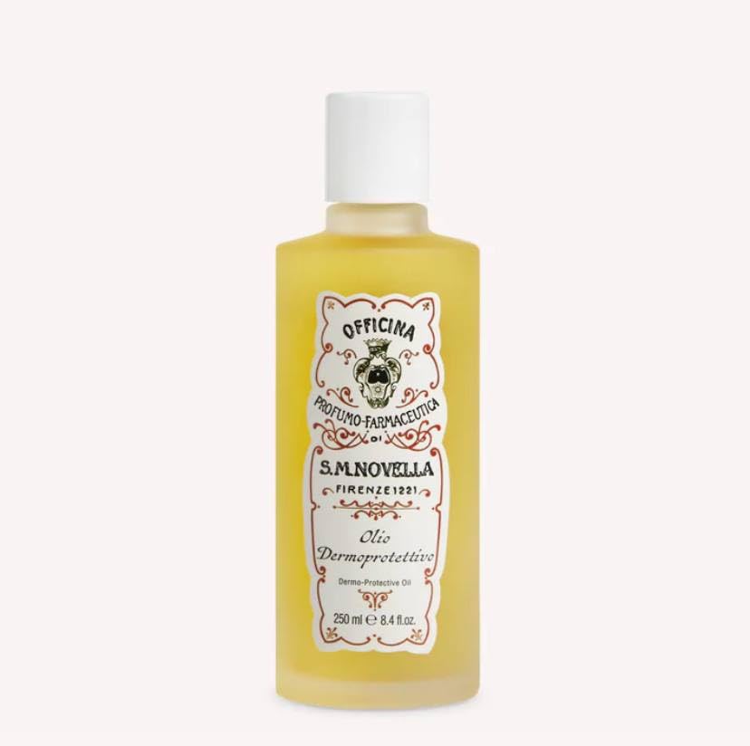 Santa Maria Novella Melograno Dermo-Protective Face Oil 250ml - Hydrating & Anti-Aging Skincare for Dry & Sensitive Skin - Perfect for Night Routine & Winter Care