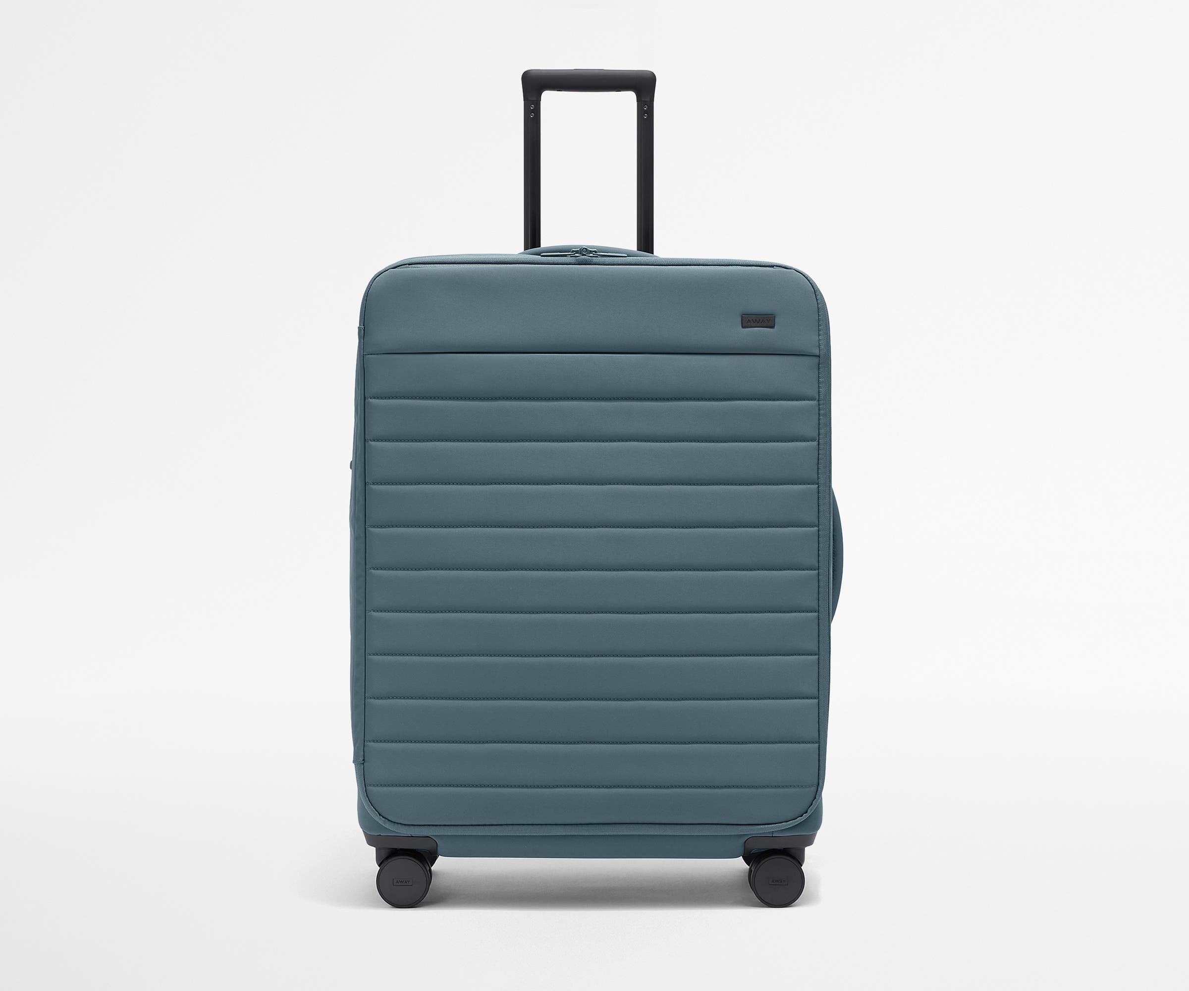 Premium Softside Large Luggage in Coast Blue - Spacious & Durable Suitcase for Travel, Business Trips & Vacations