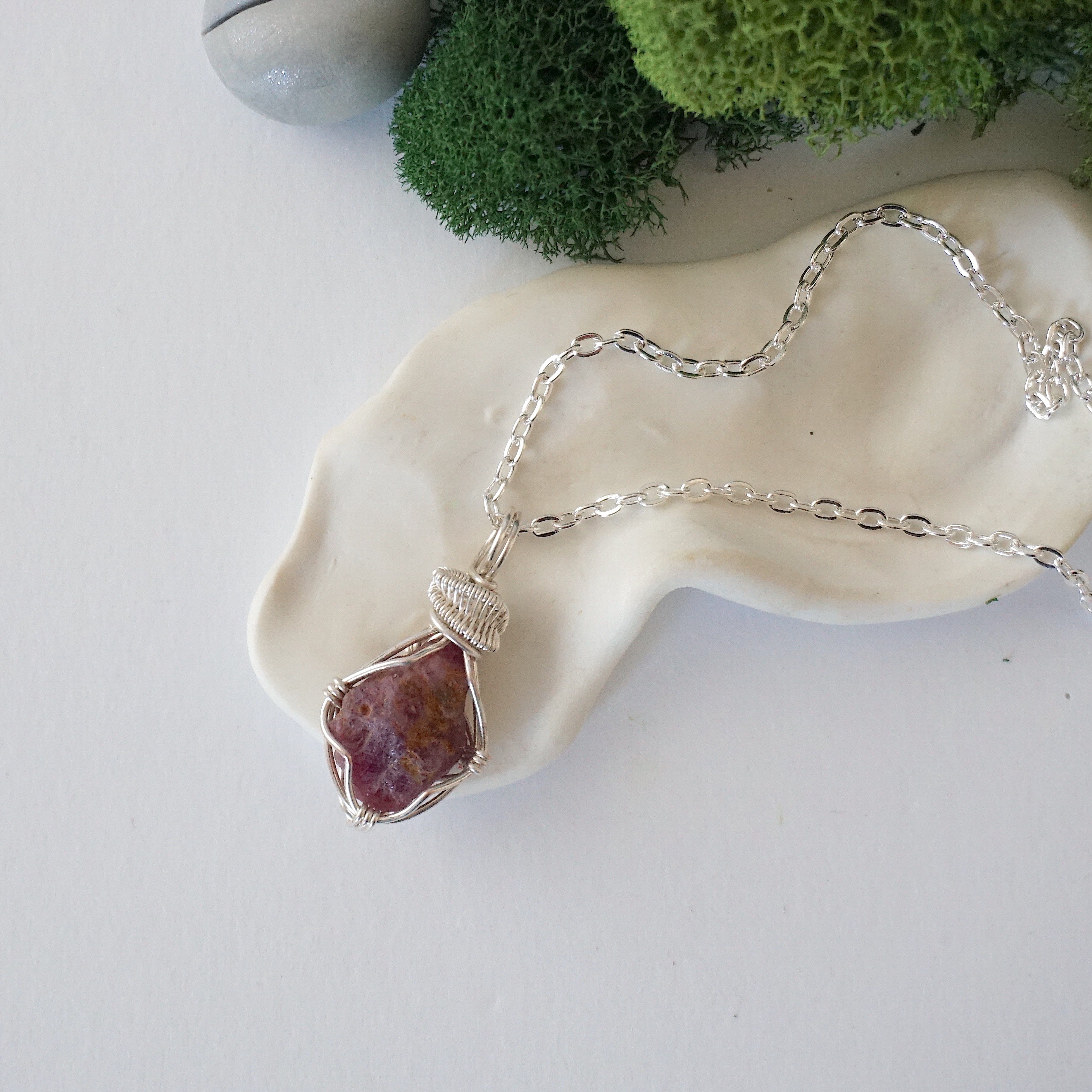 Elegant Ruby Necklace with Silver Plated Pendant - Perfect for Weddings, Parties & Special Occasions | Dainty Jewelry Gift for Women