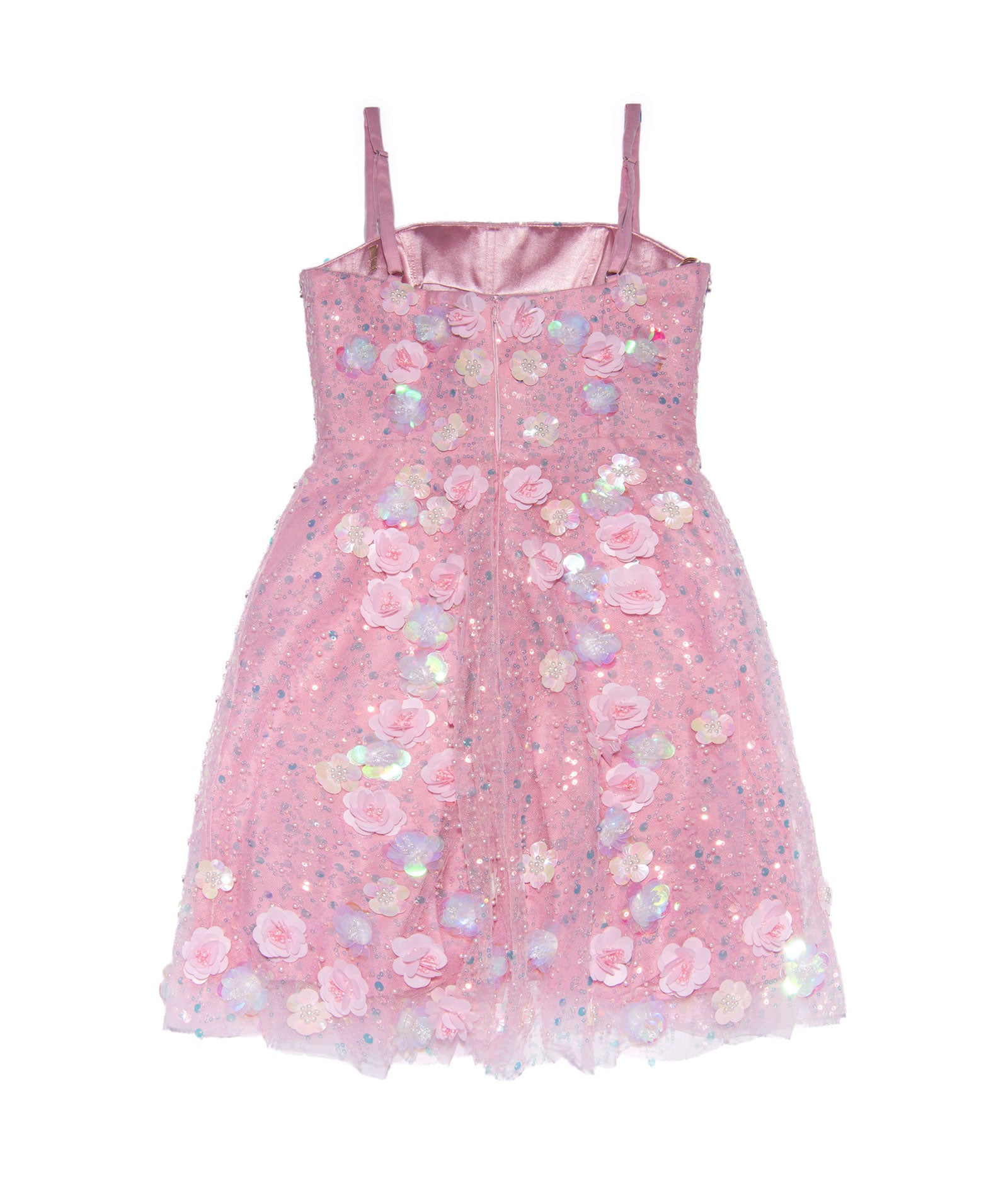 Jovani Girls Bianca Strapless Applique Party Dress Light Pink - Elegant Formal Gown for Prom, Homecoming, and Special Occasions