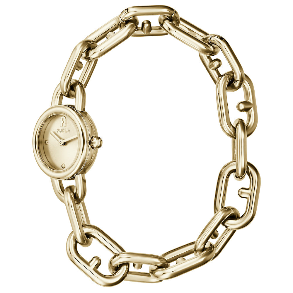 Furla WW00027003L2 Women's Gold-Tone Chain Bracelet - Elegant Fashion Jewelry for Daily Wear & Special Occasions