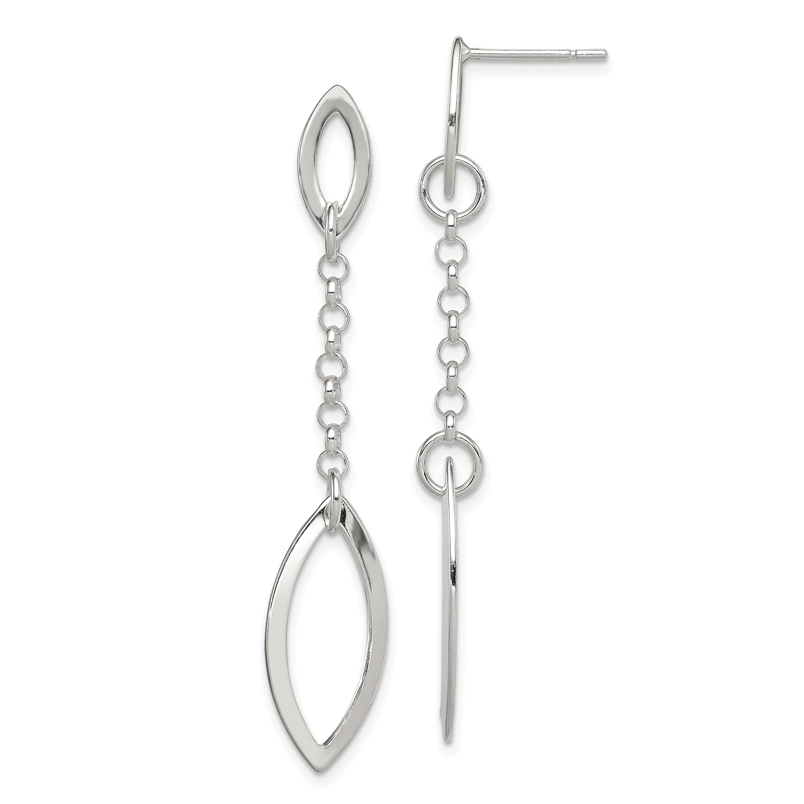 925 Sterling Silver Dangle Earrings for Women - Elegant Drop Earrings for Parties, Weddings & Everyday Wear | Hypoallergenic & Tarnish-Resistant Jewelry