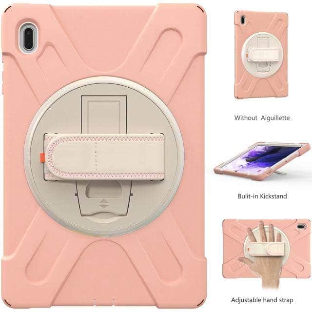 Rugged Anti-Slip Stand Case for Samsung Galaxy Tab S7 Lite 12.4 (T730/T735) - Perfect for Construction Sites, Outdoor Work & Heavy-Duty Use