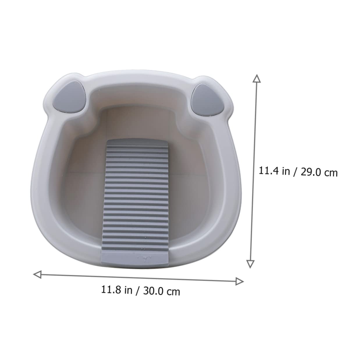 Mini Hand Washing Board for Baby Clothes & Underwear - Portable PP Laundry Wash Basin for Household Use - Perfect for Travel, Camping & Small Space Laundry