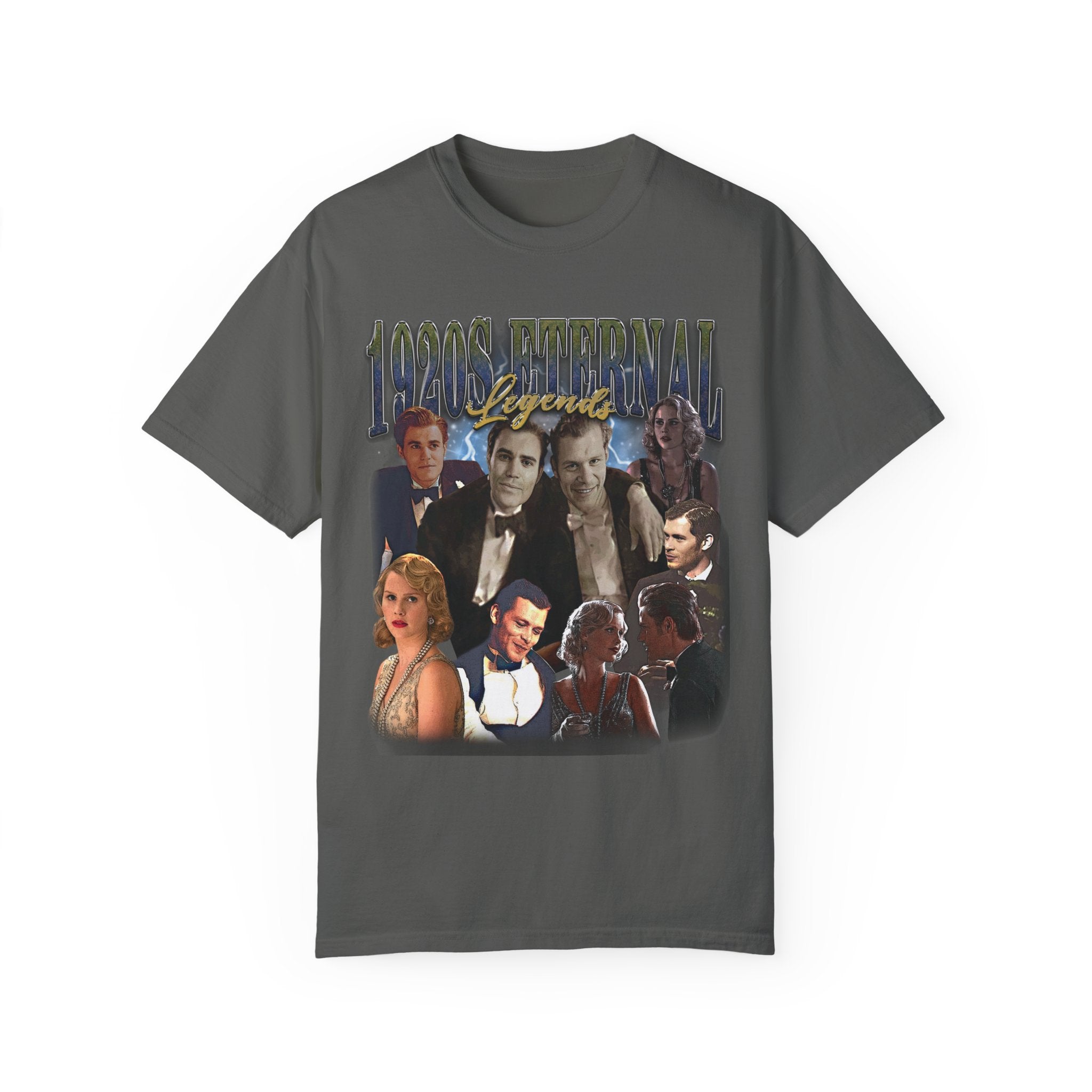 Vintage 1920s Inspired Retro T-Shirt - Eternal Legends Graphic Tee for Men & Women - Perfect for Costume Parties, Themed Events & Casual Wear