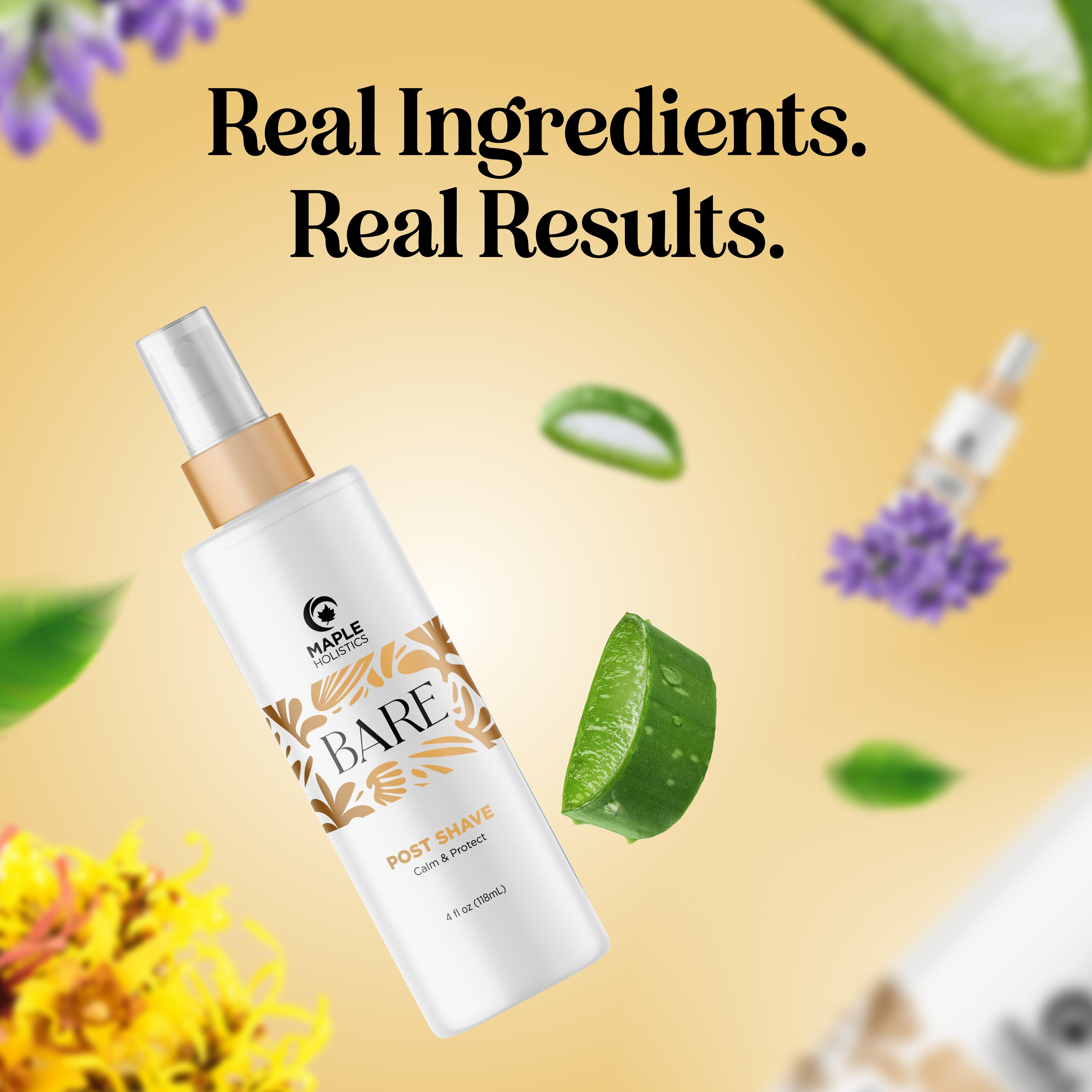 BARE Post Shave Serum for Men - Soothing & Hydrating After Shave Treatment for Smooth Skin - Perfect for Daily Shaving Routine & Sensitive Skin Care