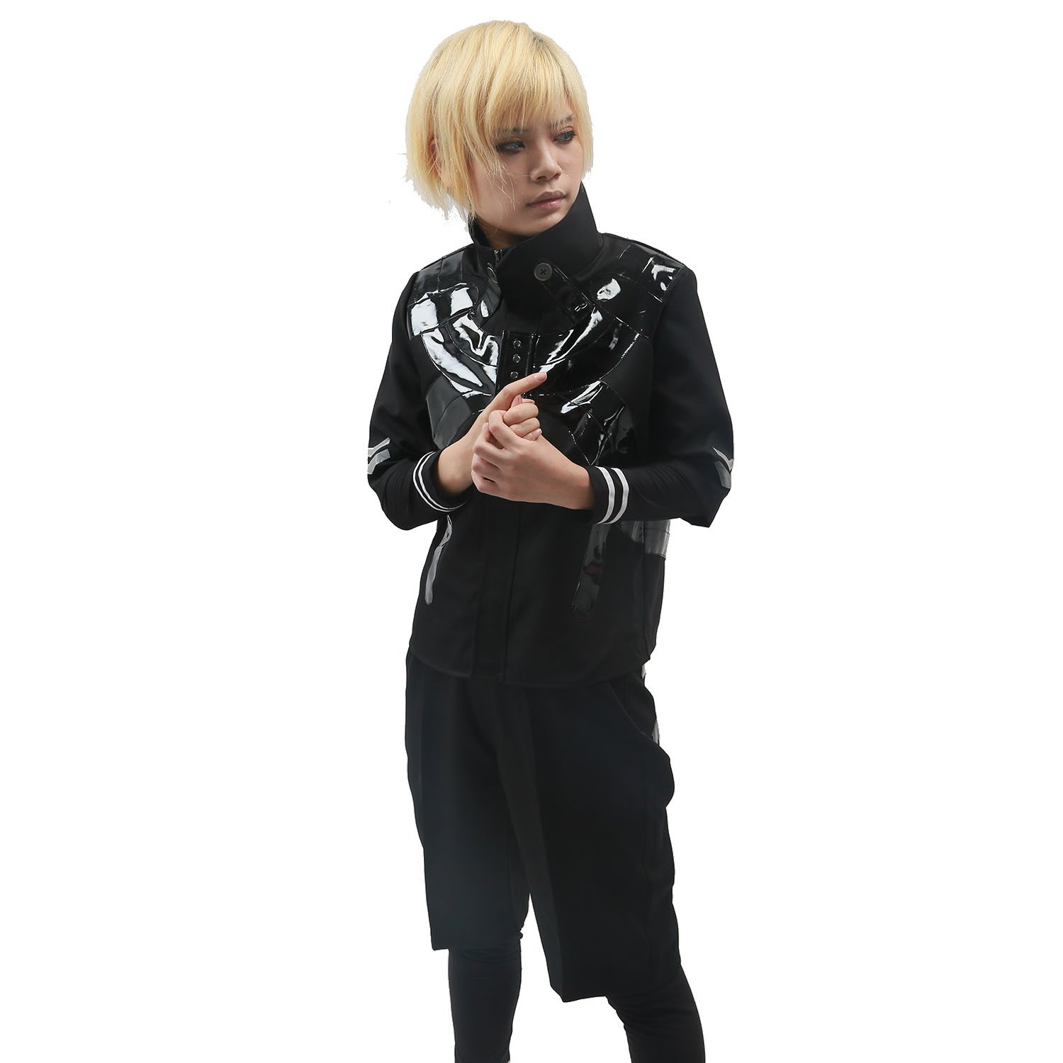 Xcoser Halloween Kaneki Ken Cosplay Costume - Anime Tokyo Ghoul Combat Style Black Outfit for Cosplay, Halloween Parties & Comic Conventions