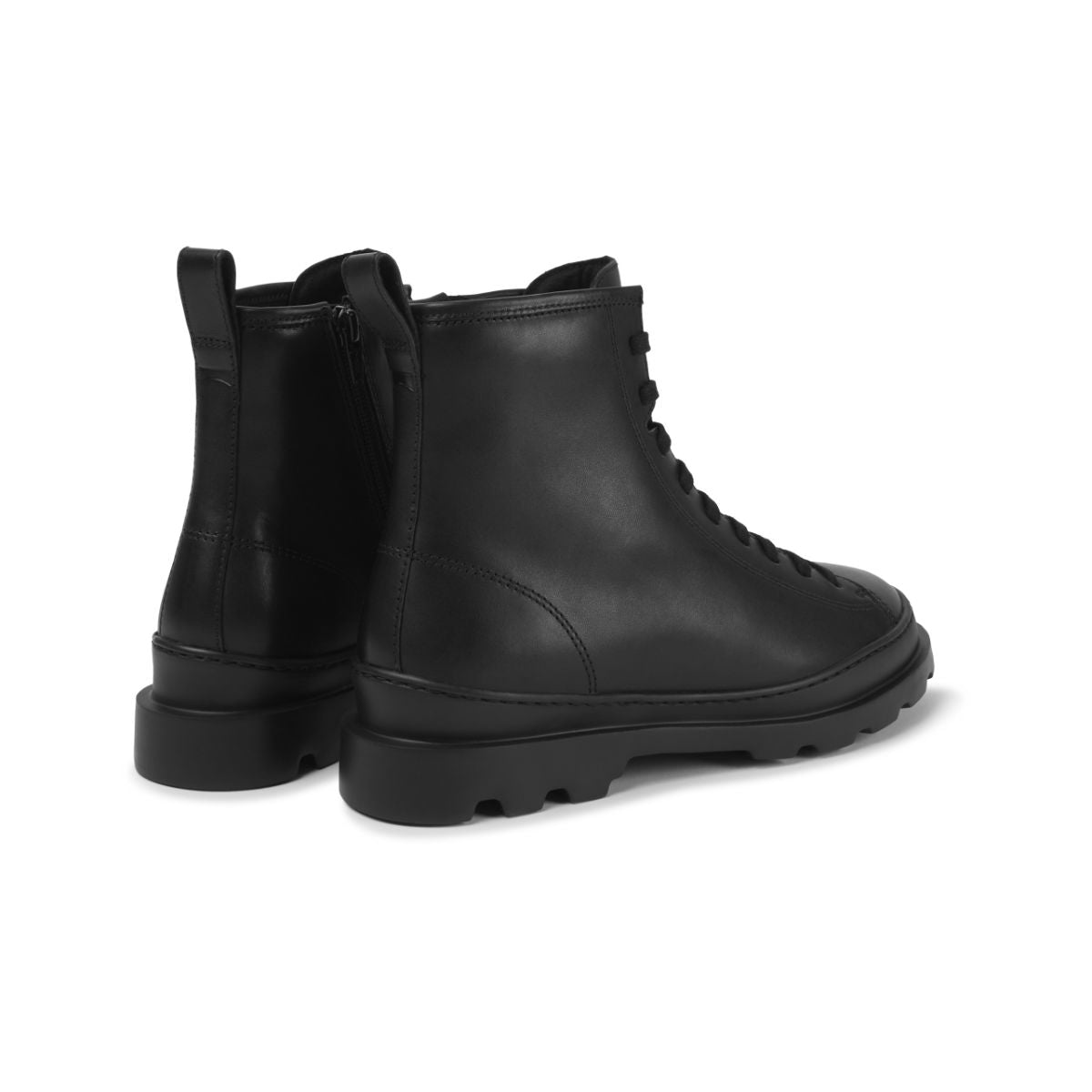 **Camper Women's Brutus Black Leather Boots - Comfortable & Stylish for Outdoor Hiking, Walking & Casual Wear**
