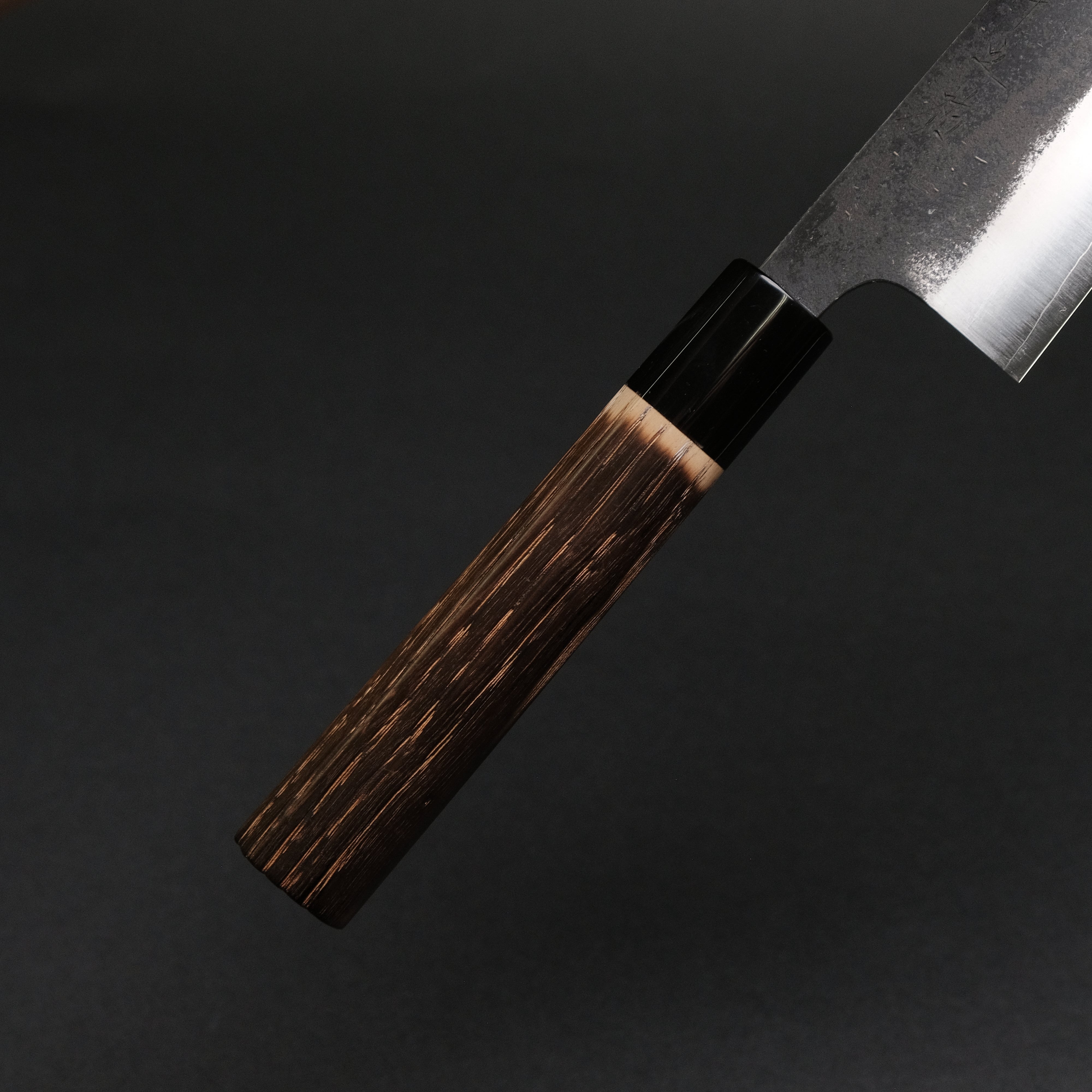 Premium Konosuke Madei Sumiiro SLD Gyuto 240mm Japanese Chef Knife with Burnt Chestnut Handle - Perfect for Sushi, Meat Slicing & Professional Kitchen Use