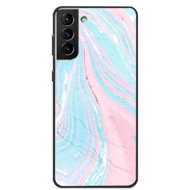 Premium Marble Soft Silicone Phone Case for Samsung Galaxy S22 - Slim Protective Cover with Anti-Slip Grip for Everyday Use & Travel