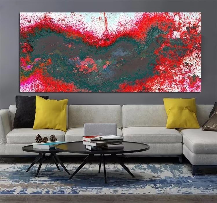 UDERUI Diamond Painting Kit - Red Love Sea Diamond Art for Adults, 32x64 Inch Large DIY Cross Stitch Embroidery, Full Round Diamante Crafts for Kids & Beginners | Perfect for Wall Decor, Home Art, and Thoughtful Gifts | Great for Stress Relief, Creative Hobbies & Family Bonding Activities