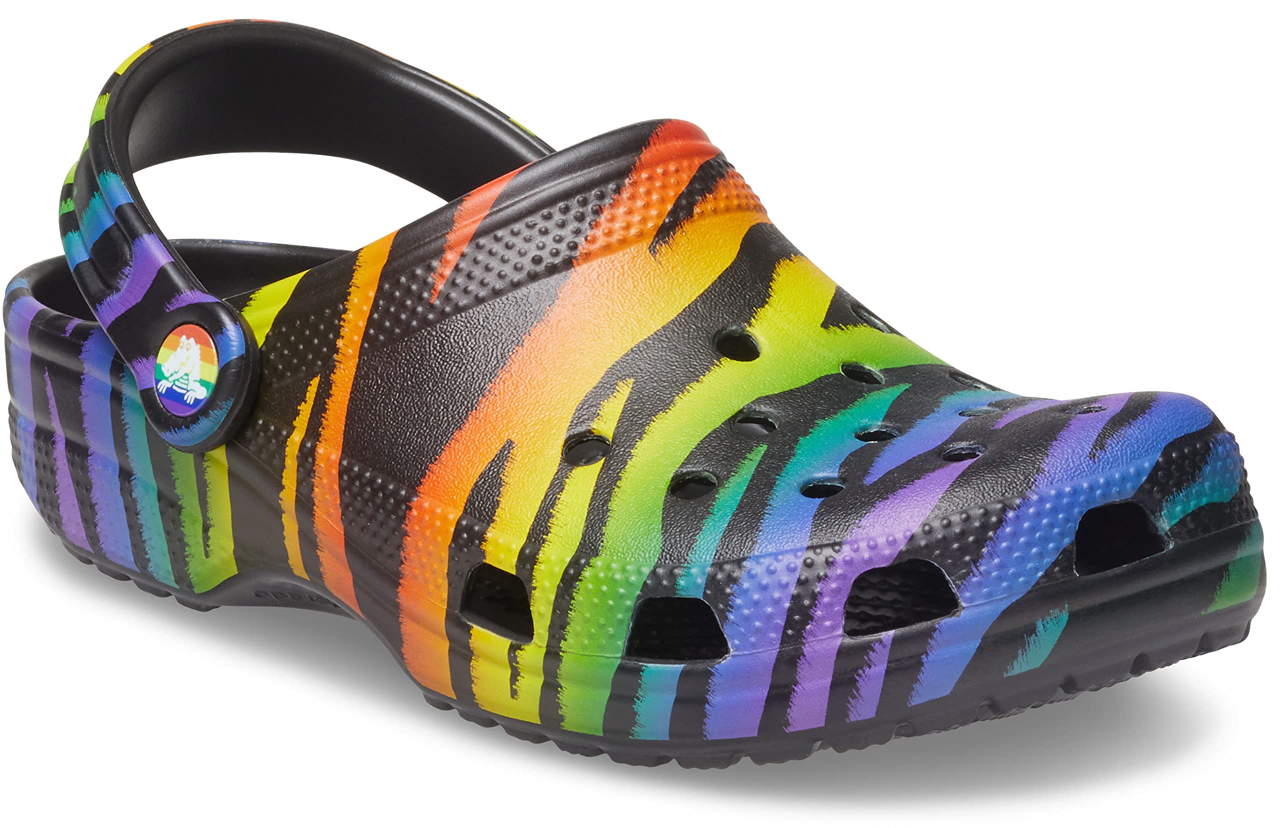 Crocs Unisex-Child Classic Animal Print Clog | Comfortable Kids Water Shoes for Beach, Pool & Outdoor Play | Non-Slip Lightweight Sandals
