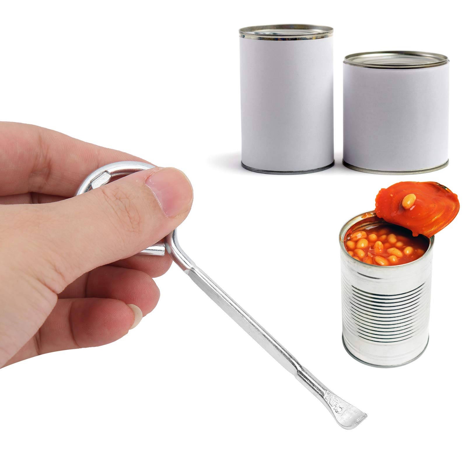 Premium Manual Can Opener - Heavy Duty M10 Steel Paint Can Opener Tool (12 Pack) for Paint Buckets, Beer Cans & Food Cans | Durable Kitchen & Workshop Accessory for Home, Restaurant & DIY Projects