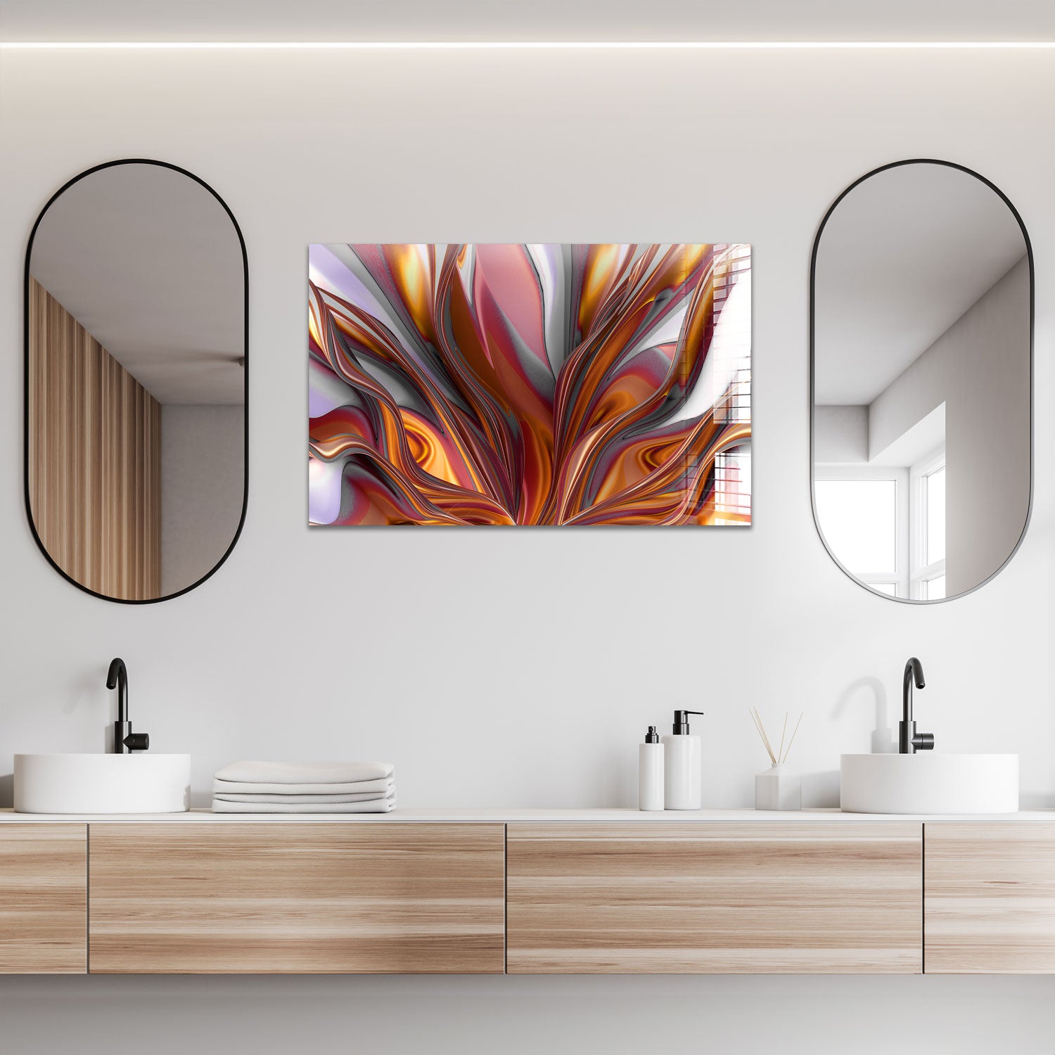 Abstract Roots - Unique Handmade Boho Wall Art Decor for Home & Office - Perfect for Living Room, Bedroom, or Gift Giving