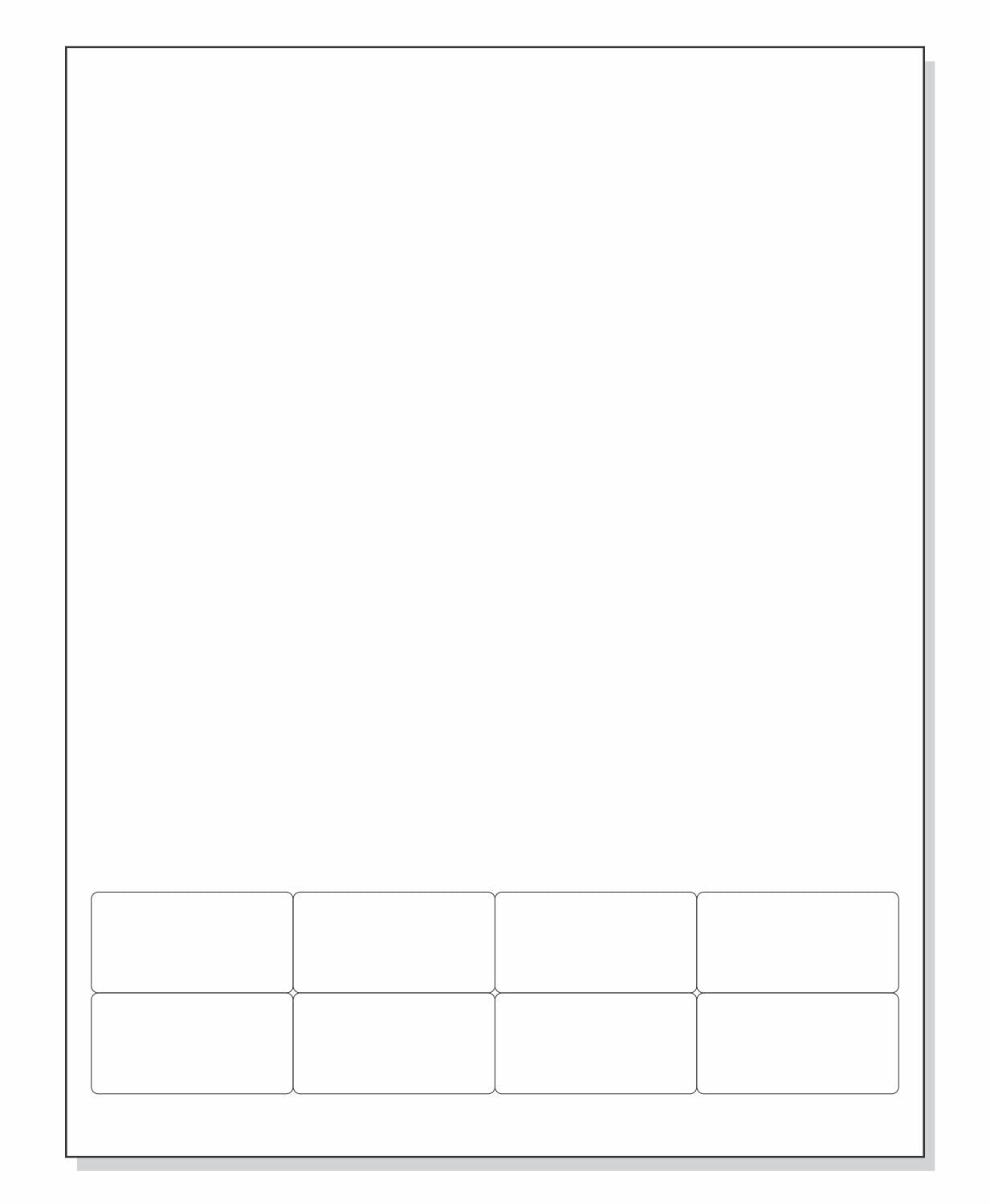 Integrated Labels 8 per Sheet - 2