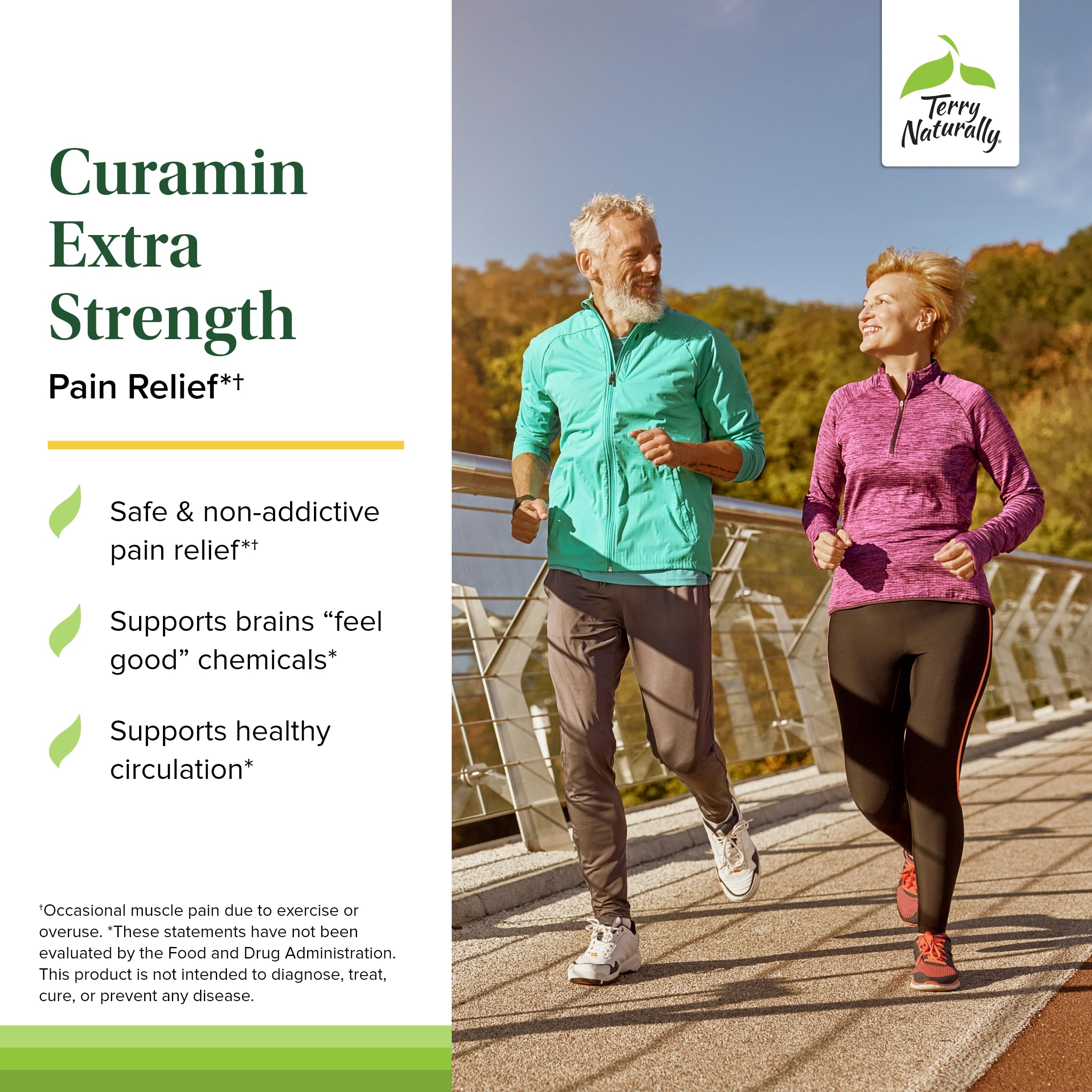 Terry Naturally Curamin Extra Strength - Premium Turmeric Supplement with Curcumin & Boswellia for Joint Support, Muscle Health & Circulation - 120 Tablets (3-Pack) | Ideal for Active Lifestyles, Post-Workout Recovery & Daily Wellness