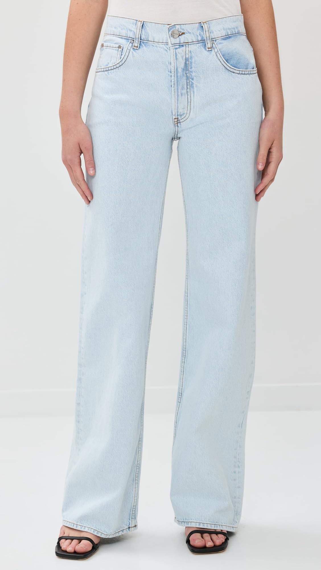 ANINE BING Women's High-Rise Skinny Jeans - Stretch Denim Pants for Casual & Night Out | Perfect for Work, Date Night & Everyday Wear