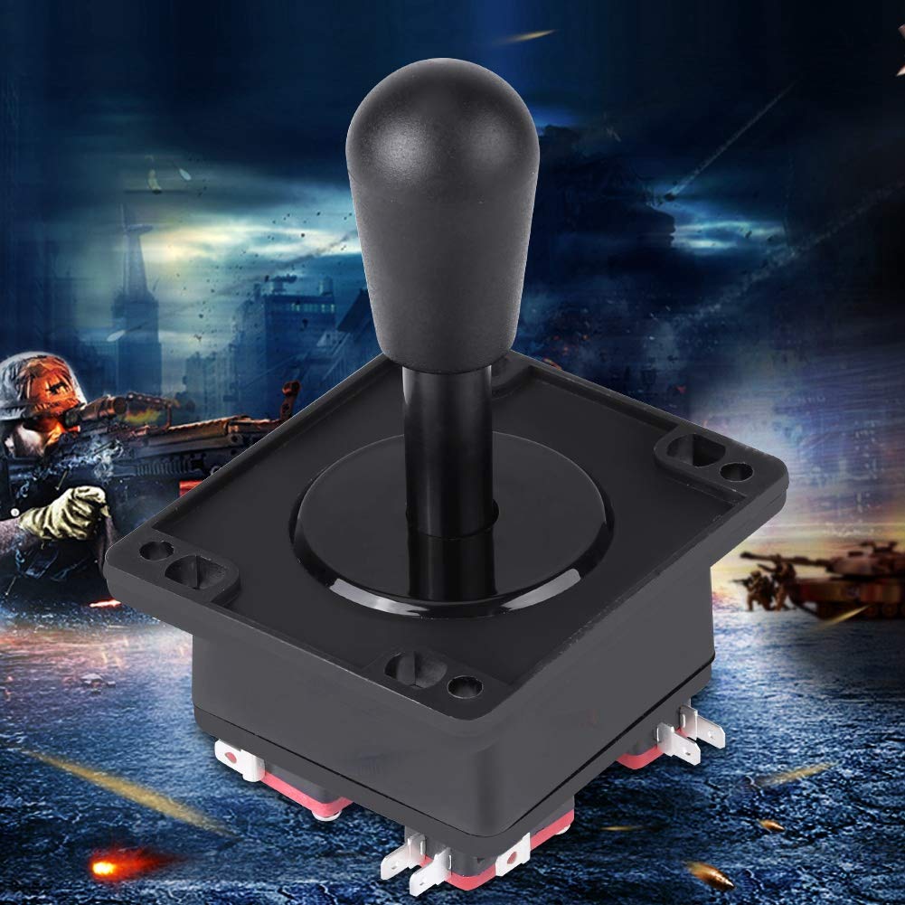 8-Way Competition Joystick with Microswitch Replacement Parts - American Arcade Joystick for Retro Gaming, MAME Cabinets, and DIY Arcade Builds