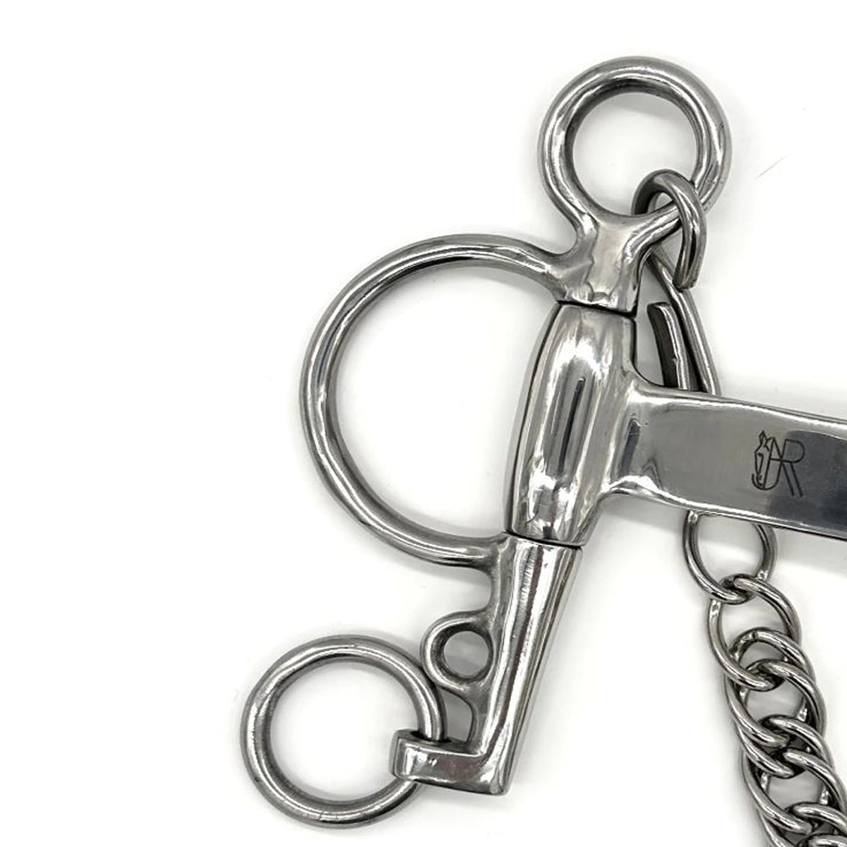 AJR Sport Milano Plank Pelham Bit - English Horse Riding Bit for Dressage & Jumping - Perfect for Training & Competition
