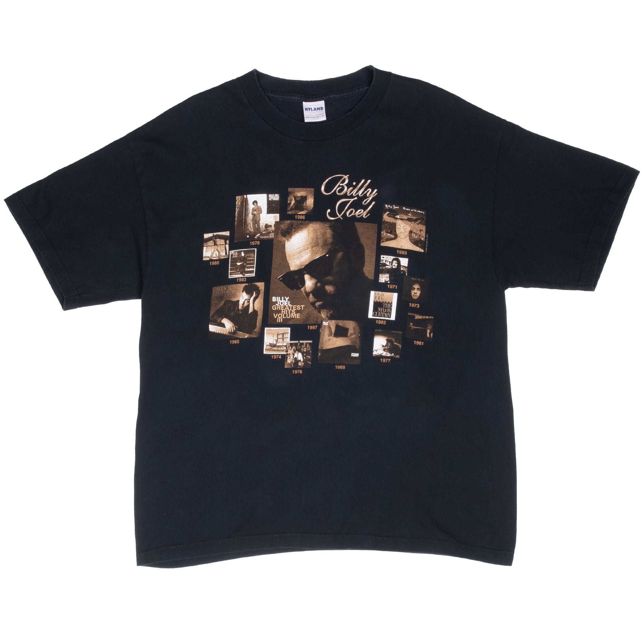 Vintage Billy Joel 1998-1999 Tour T-Shirt XL - Classic Rock Band Merchandise for Concerts & Music Fans