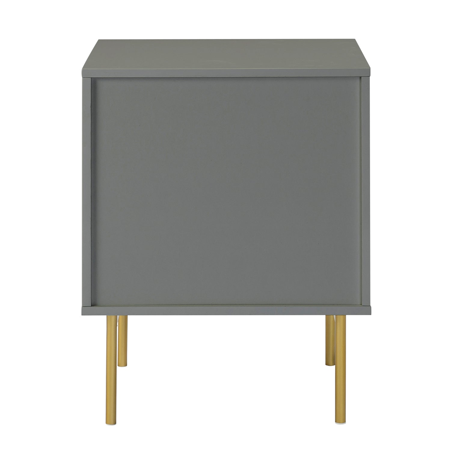 Modern Nightstand with Two Drawers - Nahuel Bedside Table with Optional Styles for Bedroom, Living Room & Guest Room - Sturdy Wooden End Table with Storage for Home Decor